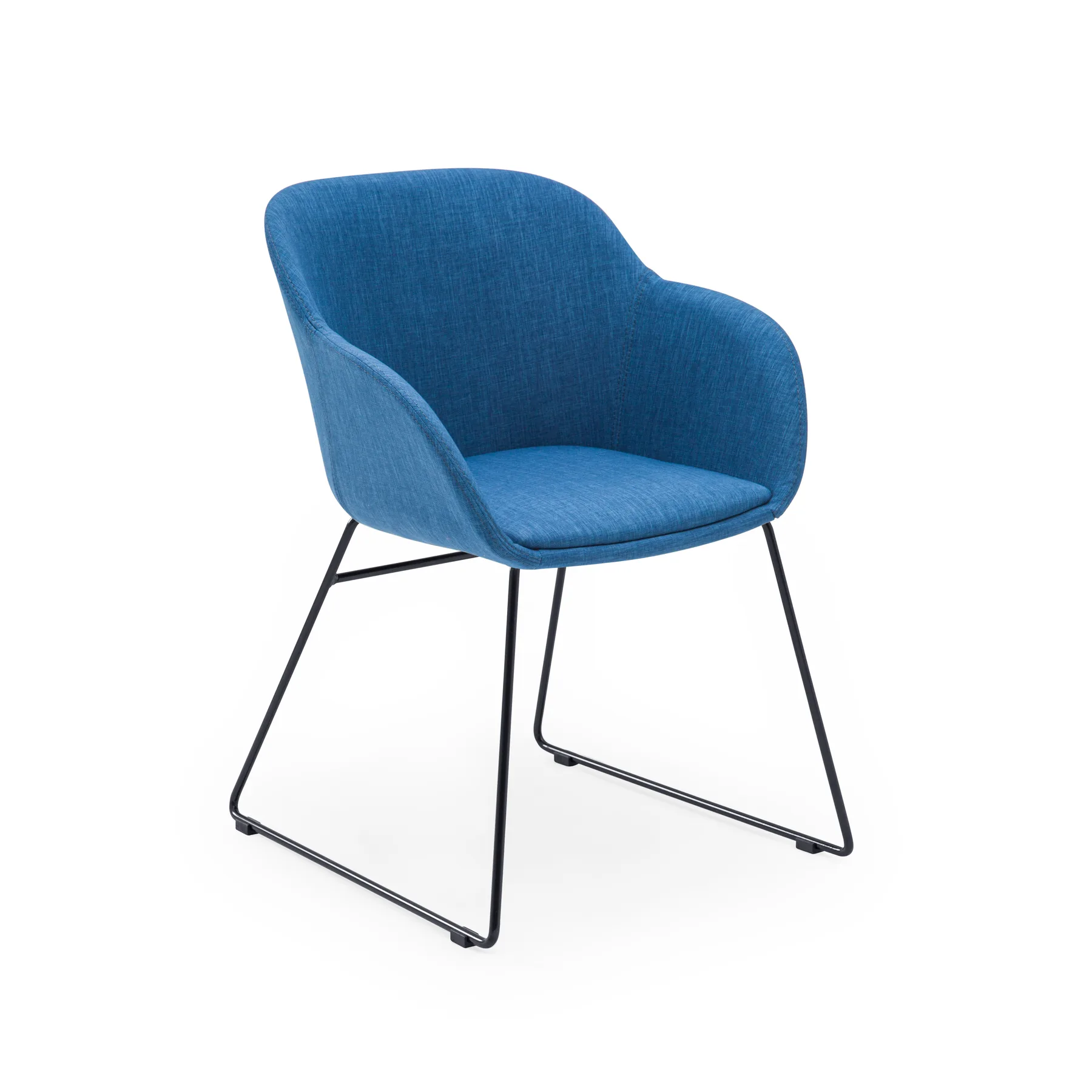 KNIT 37 - DARK BLUE / BLACK PAINTED METAL