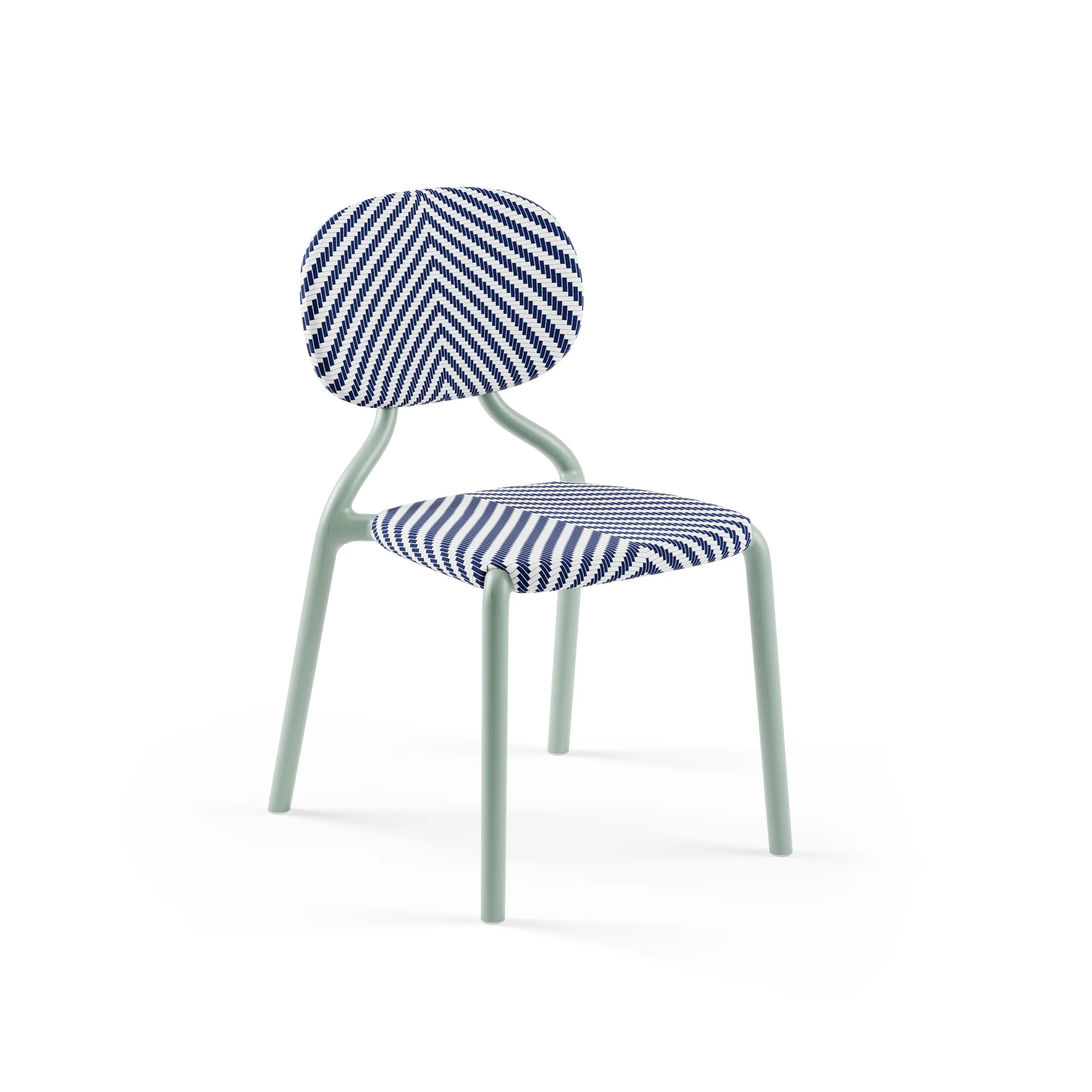 NILE GREEN-B / BLUE-WHITE (MESH)