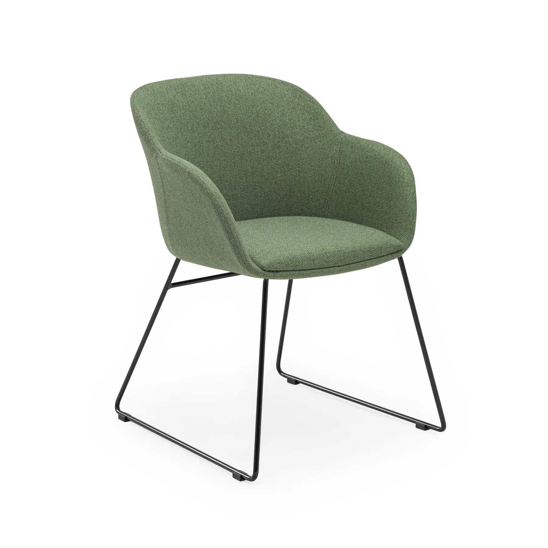 KNIT 38 - GREEN / BLACK PAINTED METAL