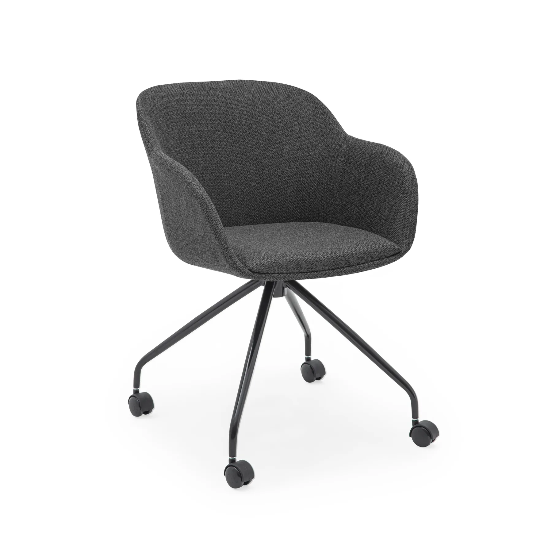 KNIT 76 - ANTHRACITE / BLACK PAINTED METAL
