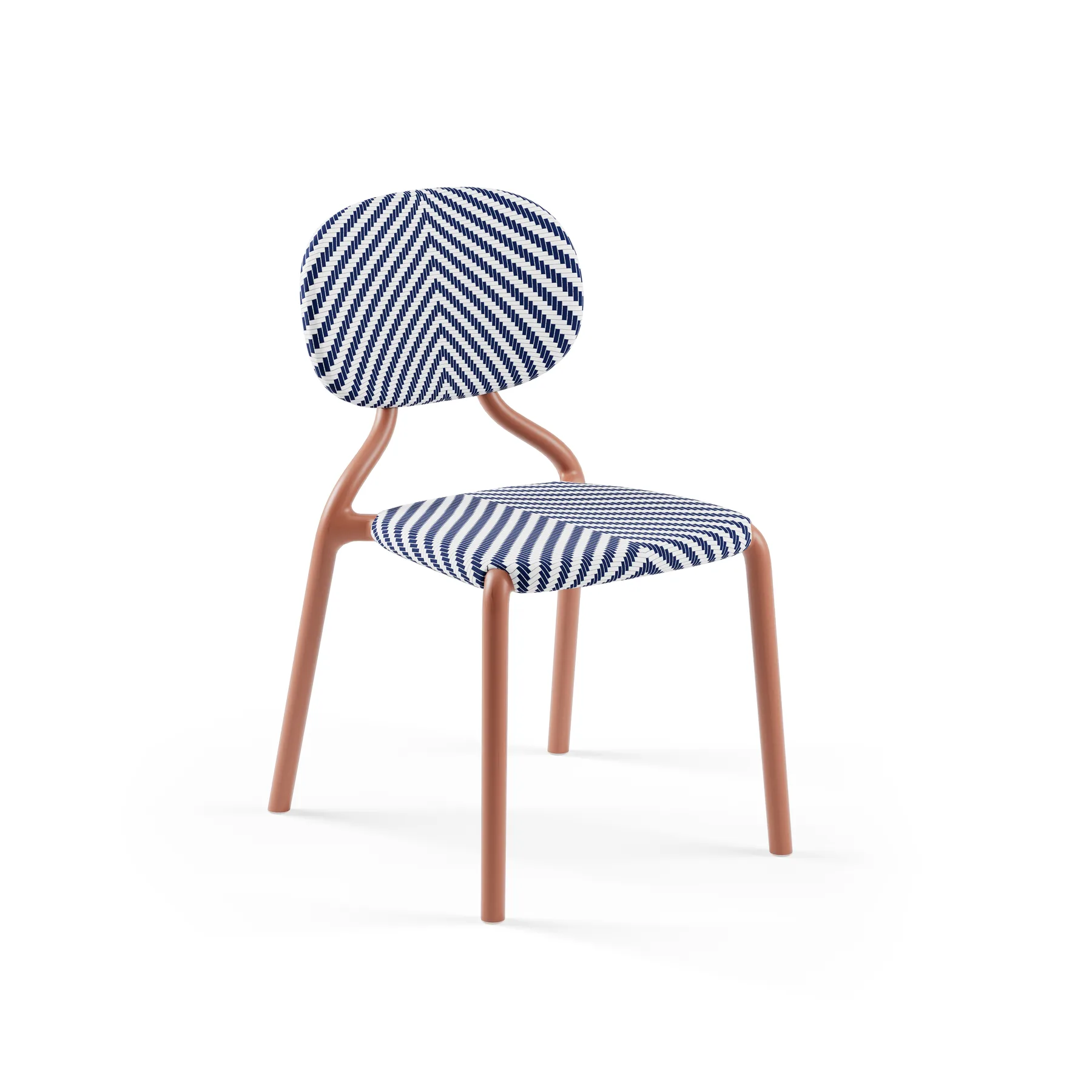 TERRACOTTA / BLUE-WHITE (MESH)