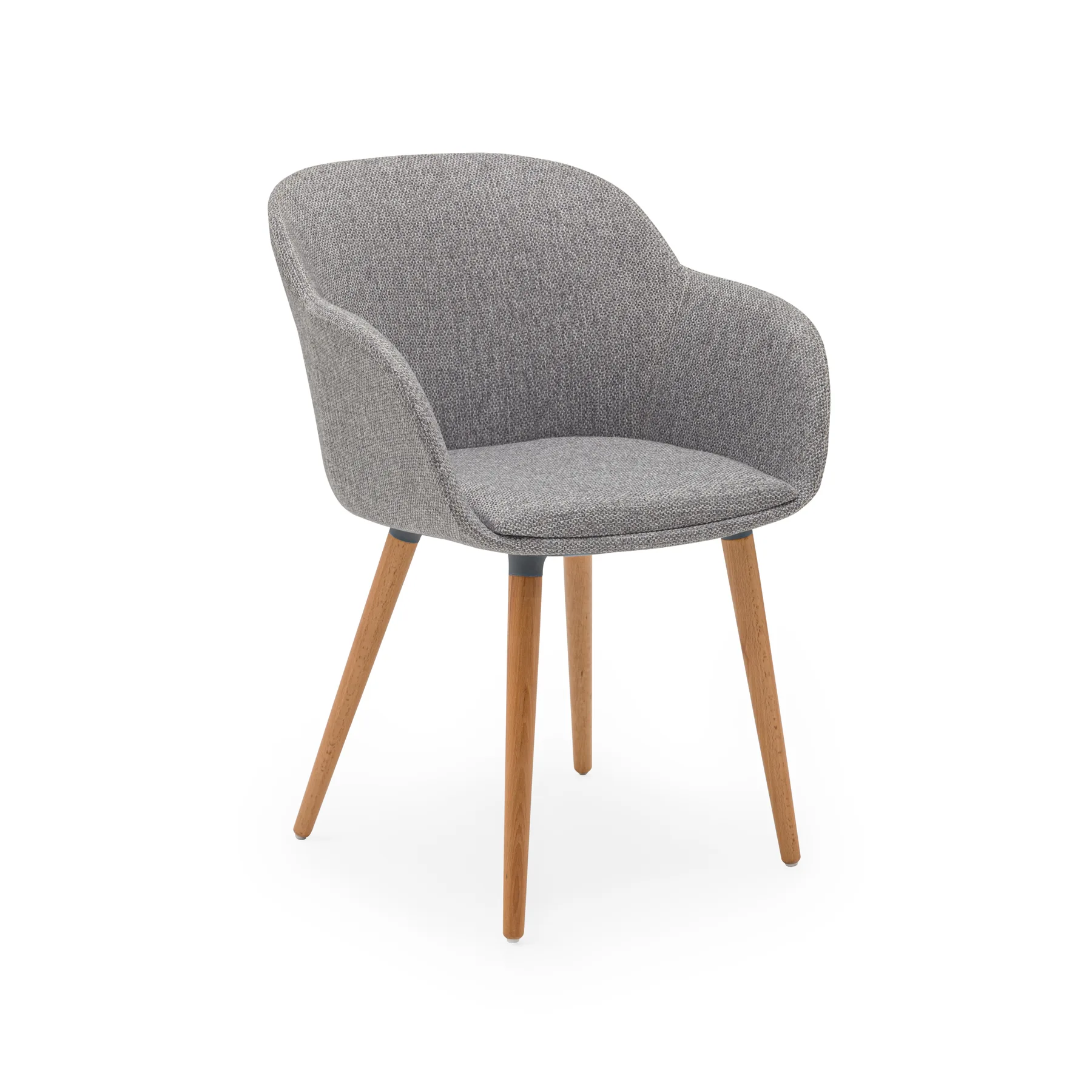 KNIT 26 - GRAY / NATURAL BEECH