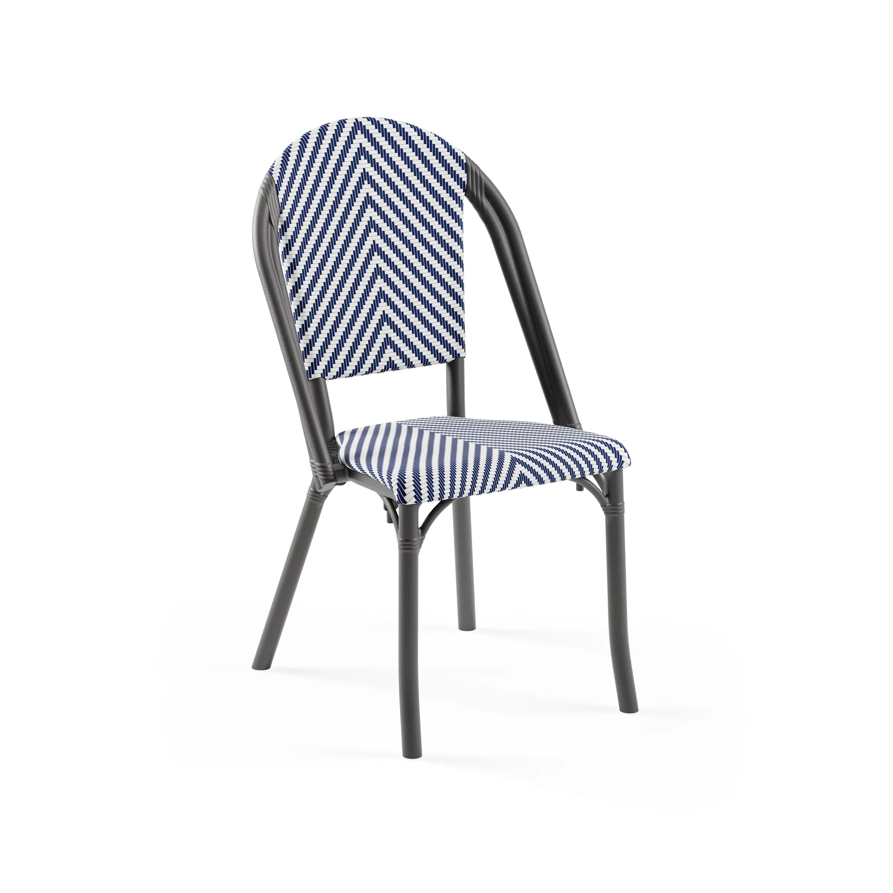ANTHRACITE / BLUE-WHITE PATTERNED
