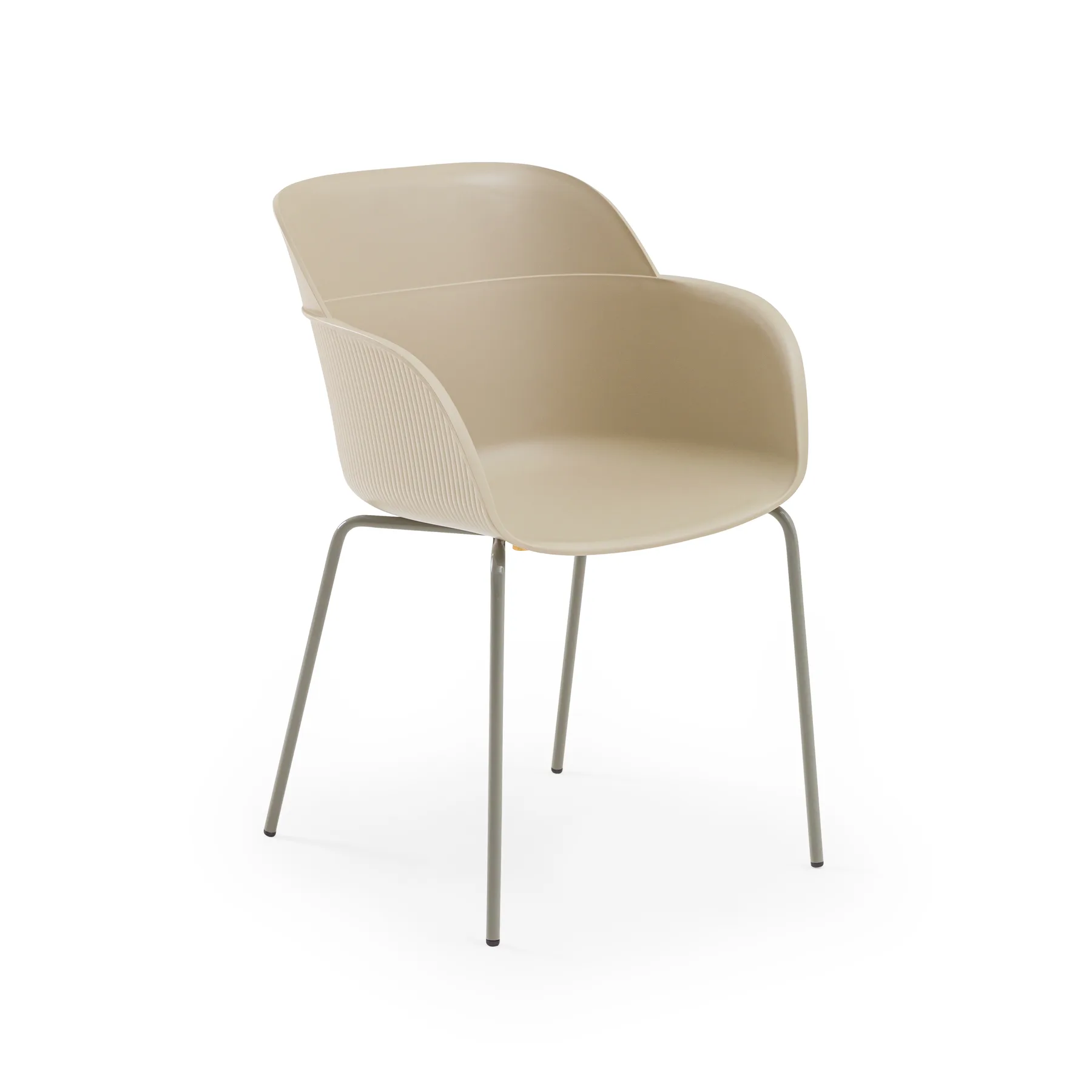 BEIGE / BEIGE PAINTED METAL