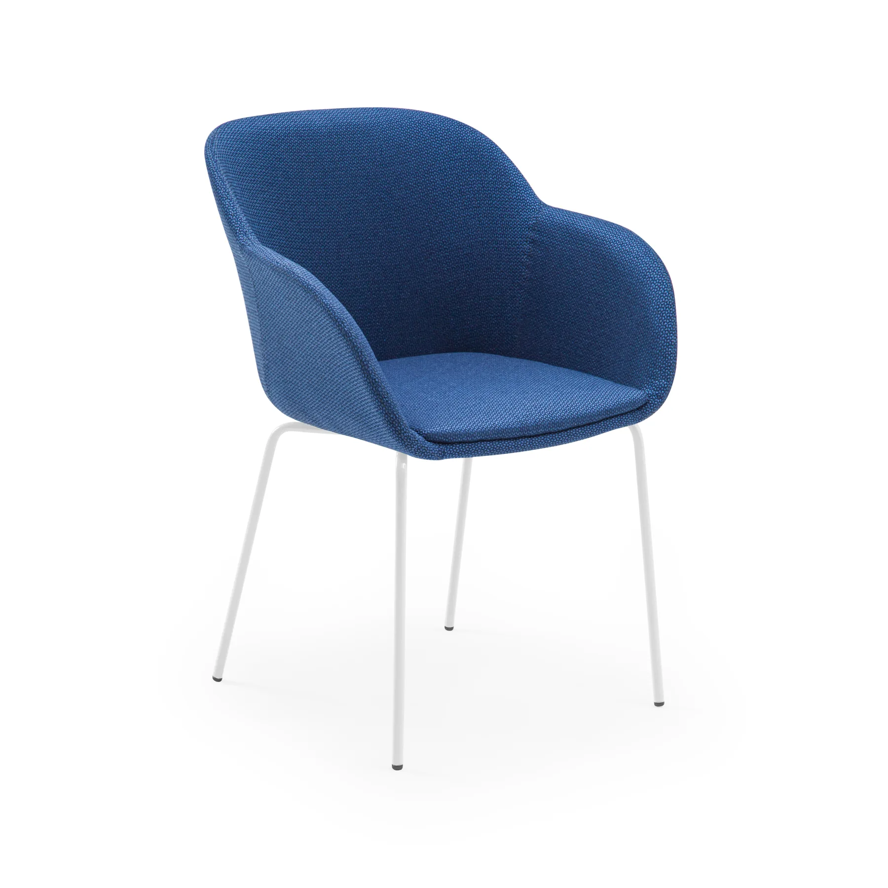 KNIT 37 - DARK BLUE / WHITE PAINTED METAL
