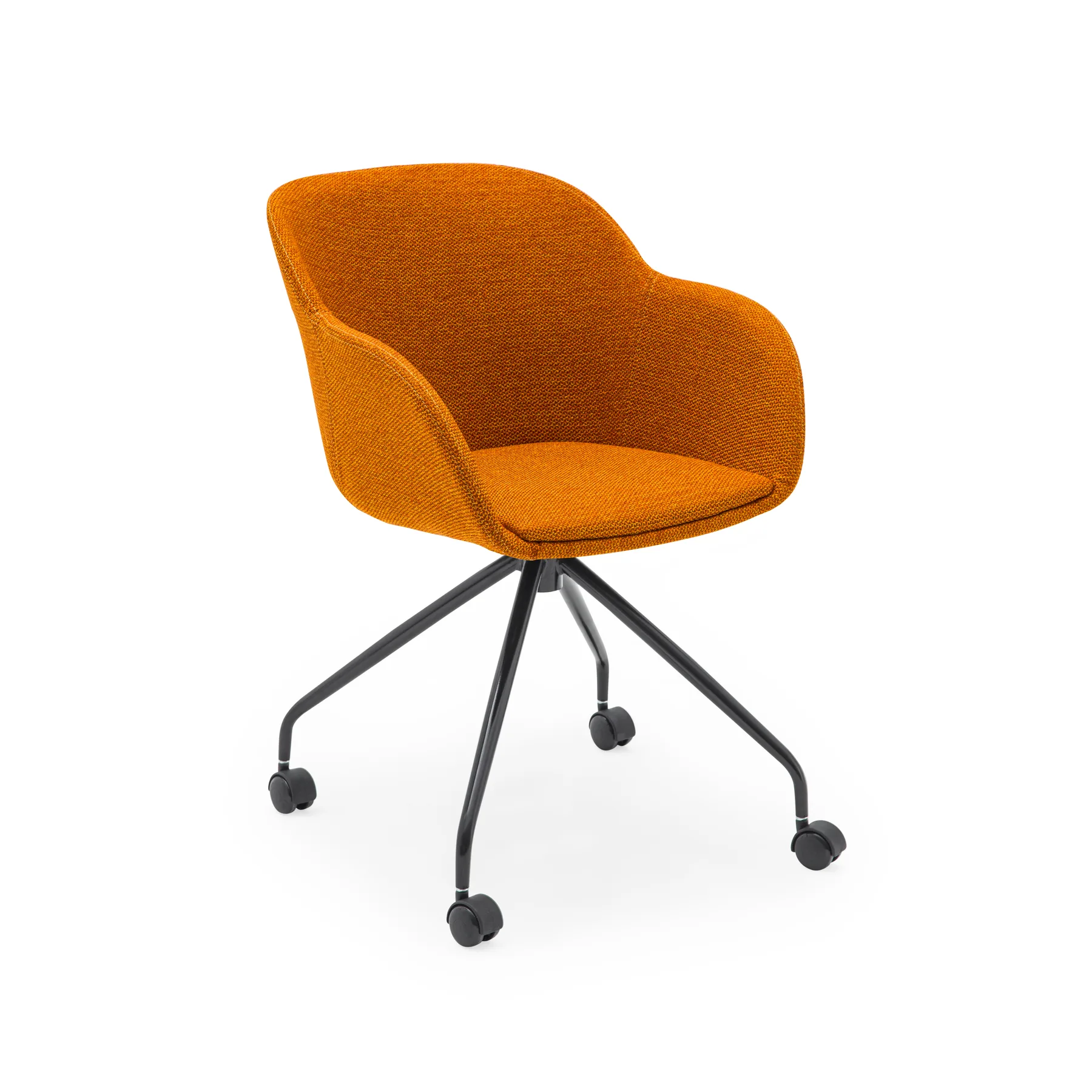 KNIT 45 - ORANGE / BLACK PAINTED METAL