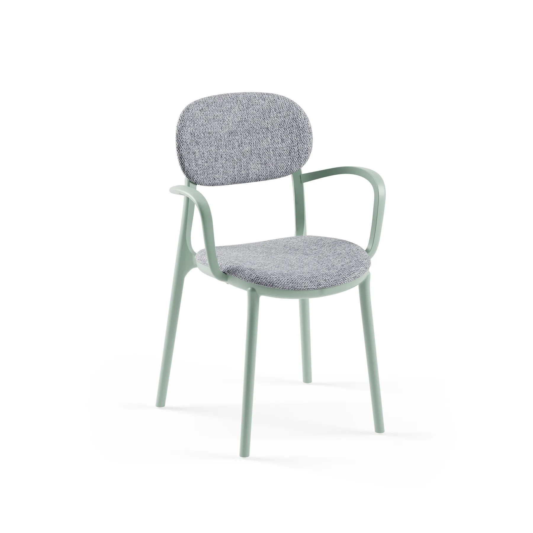 NILE GREEN-B / KNIT 26 - GRAY