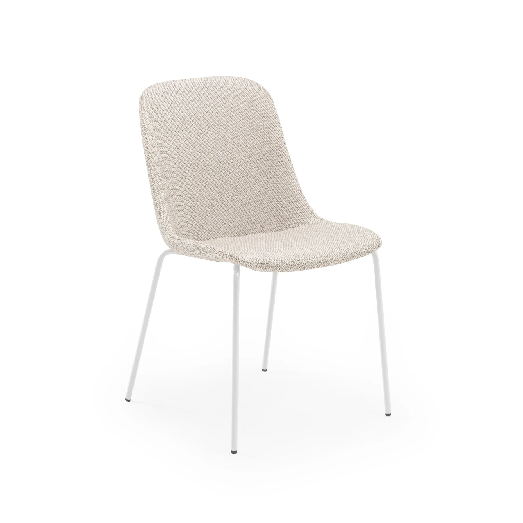 KNIT 00 - CREAM / WHITE PAINTED METAL