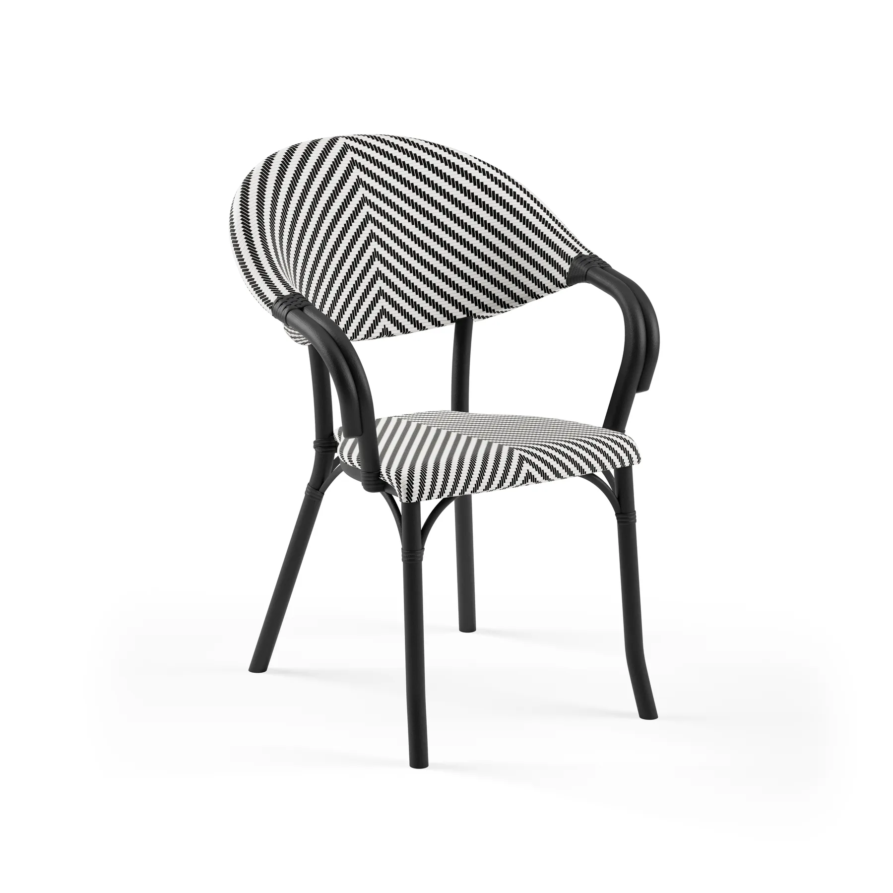 BLACK / BLACK-WHITE PATTERNED