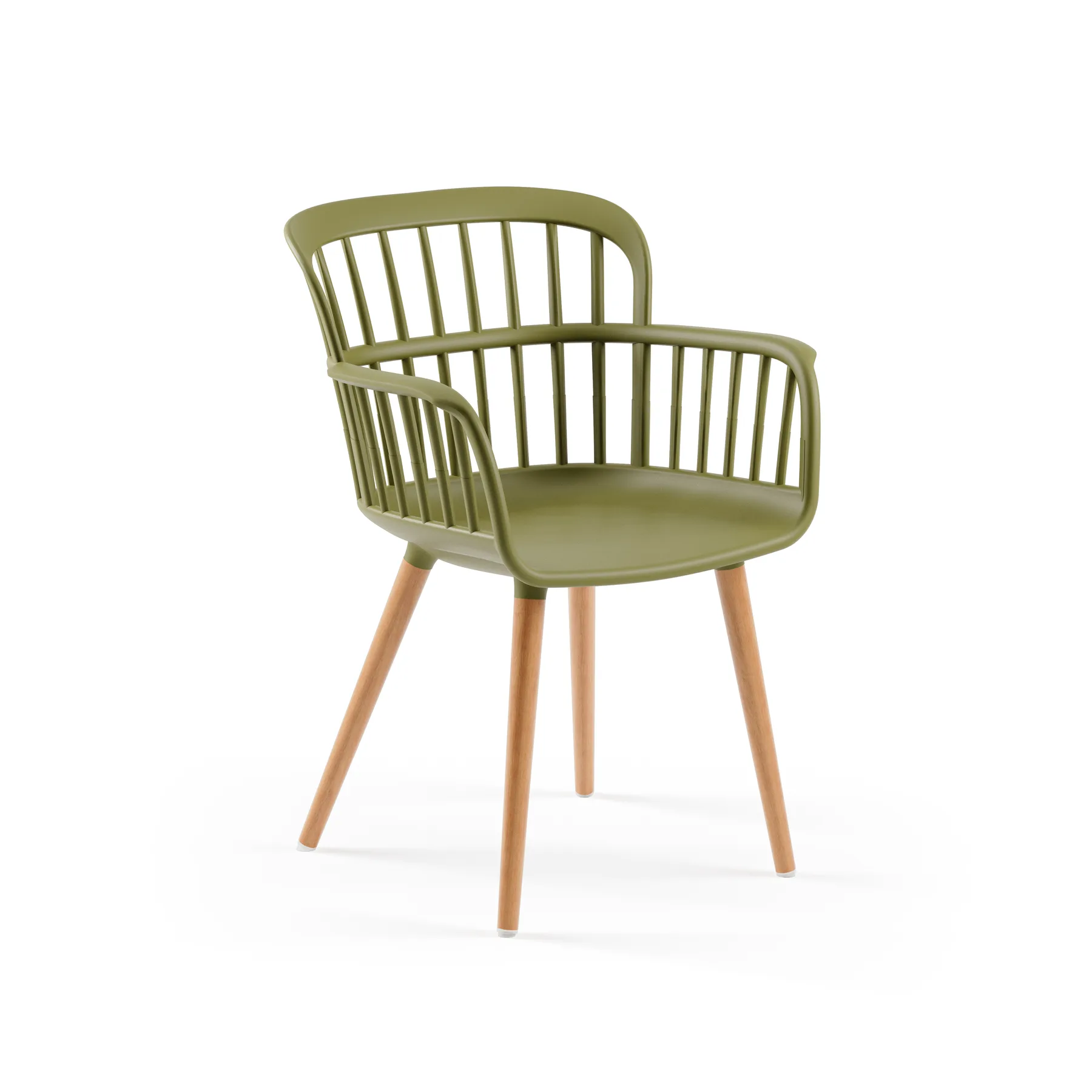 KHAKI / NATURAL BEECH