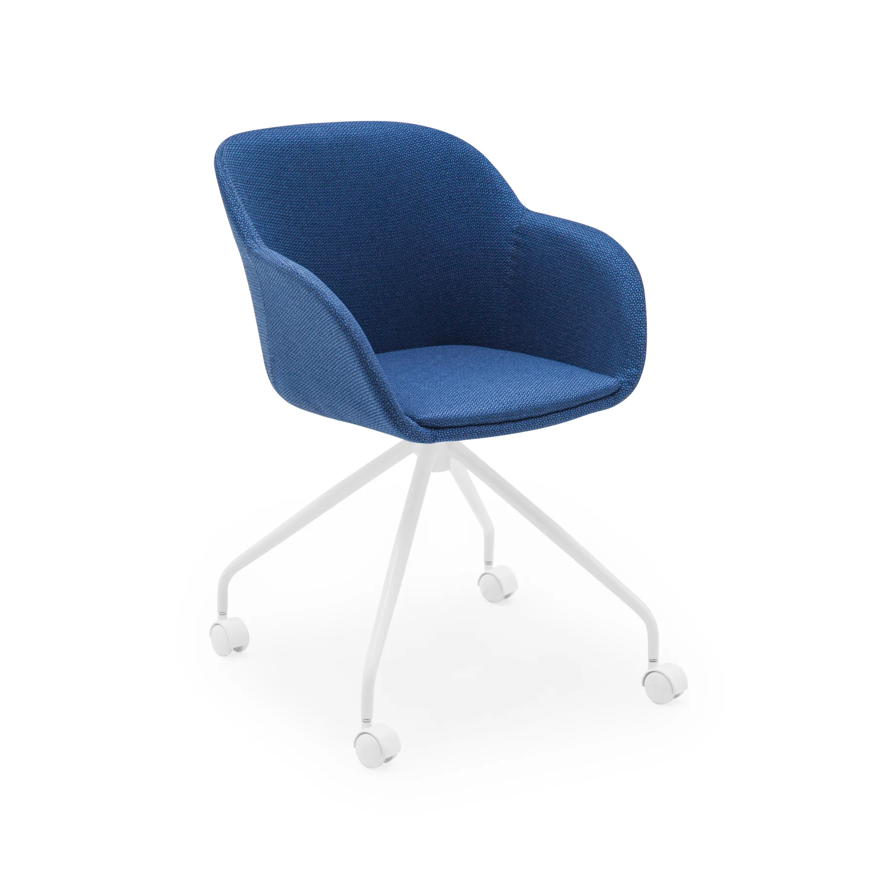 KNIT 37 - DARK BLUE / WHITE PAINTED METAL