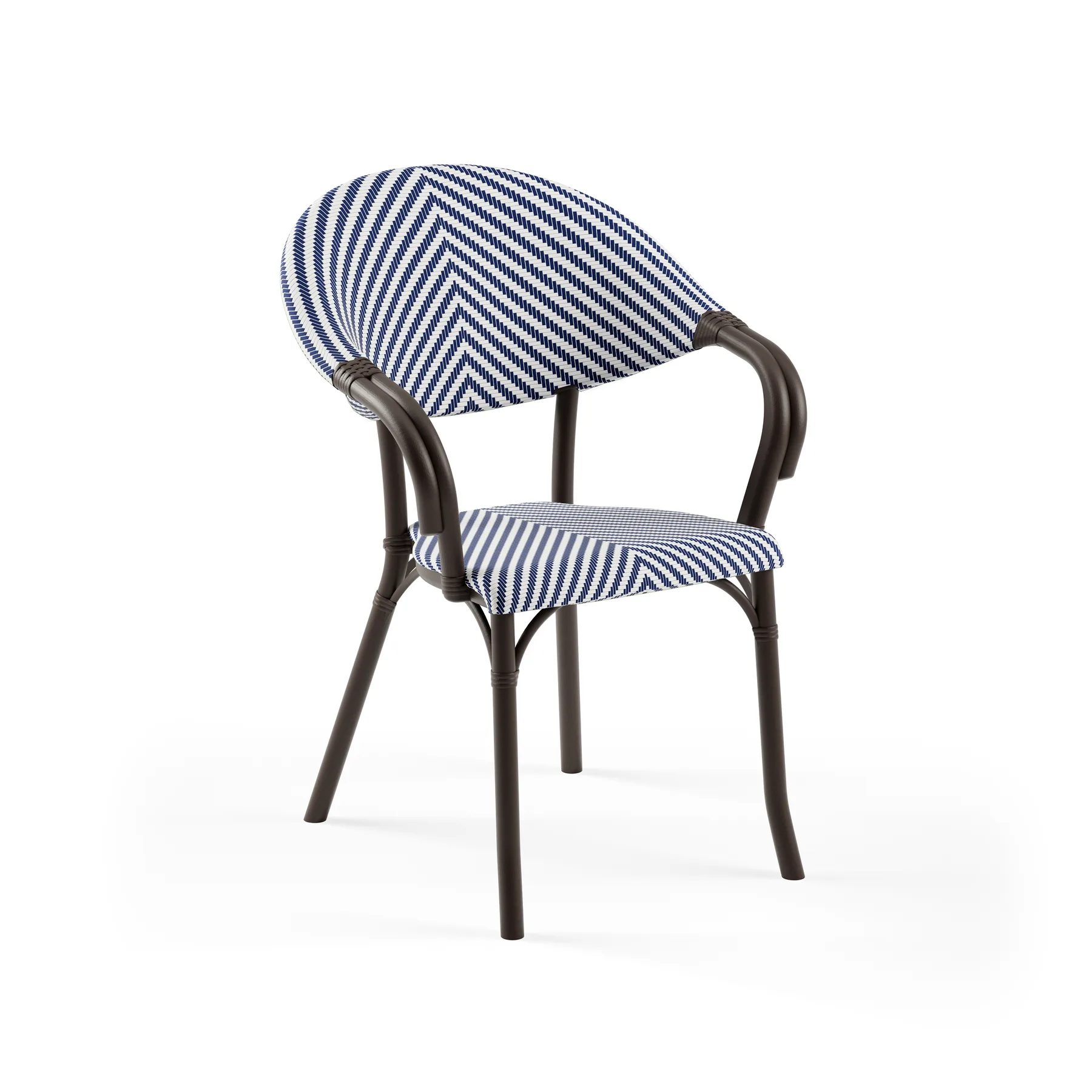 WENGE / BLUE-WHITE PATTERNED