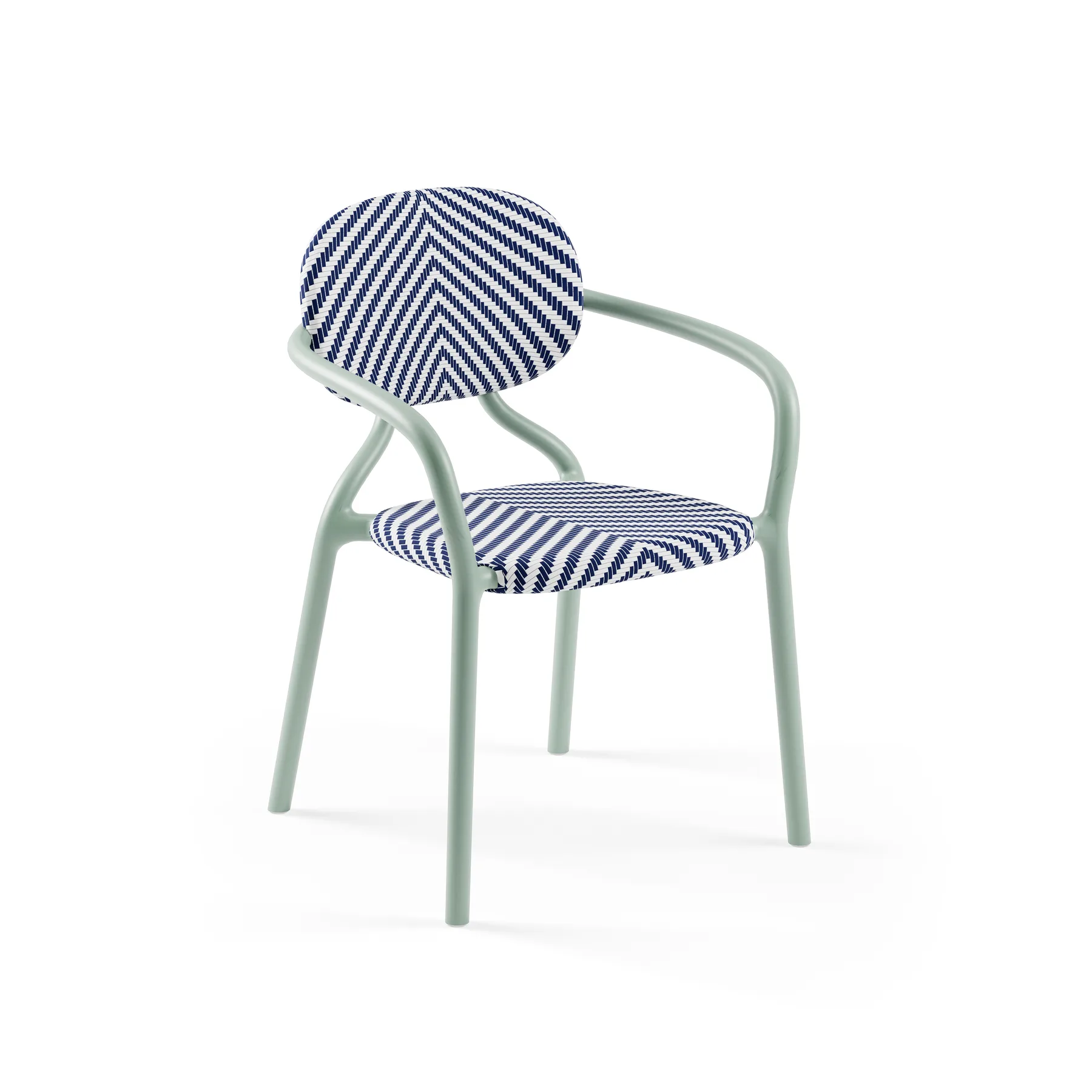 NILE GREEN-B / BLUE-WHITE (MESH)