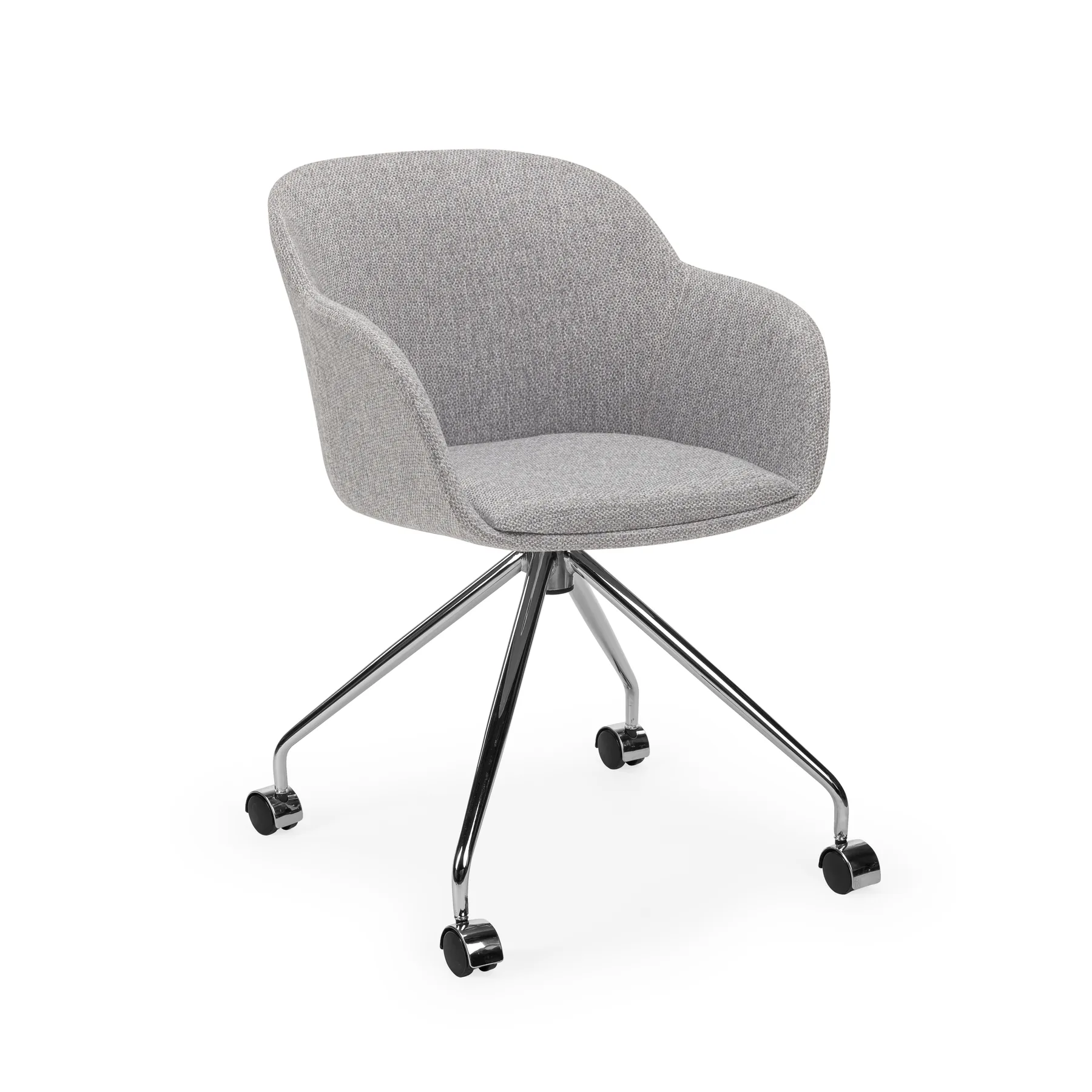KNIT 26 - GRAY / CHROME COATED