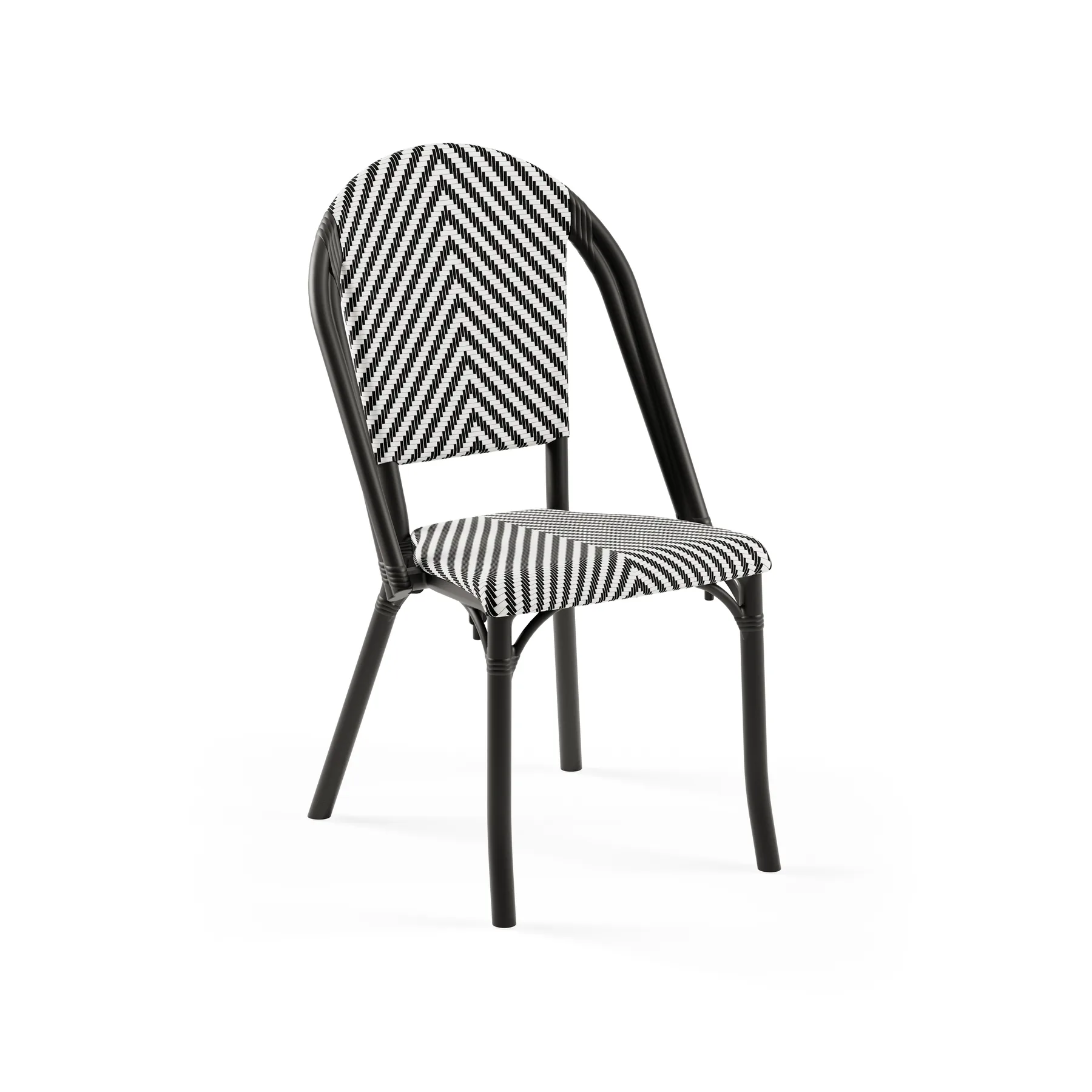 BLACK / BLACK-WHITE PATTERNED