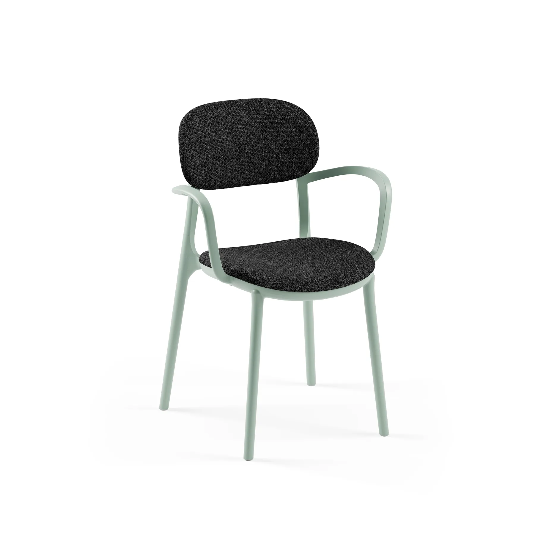 NILE GREEN-B / KNIT 76 - ANTHRACITE
