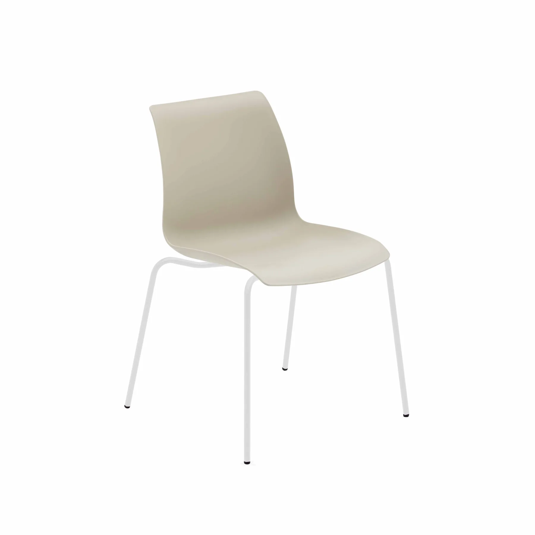 BEIGE / WHITE PAINTED METAL