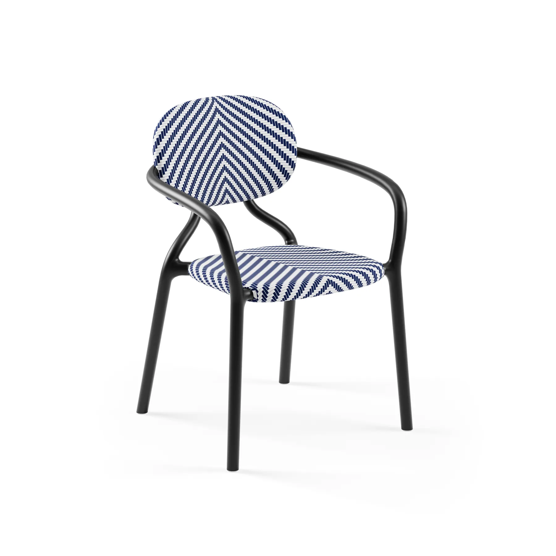 BLACK / BLUE-WHITE (MESH)