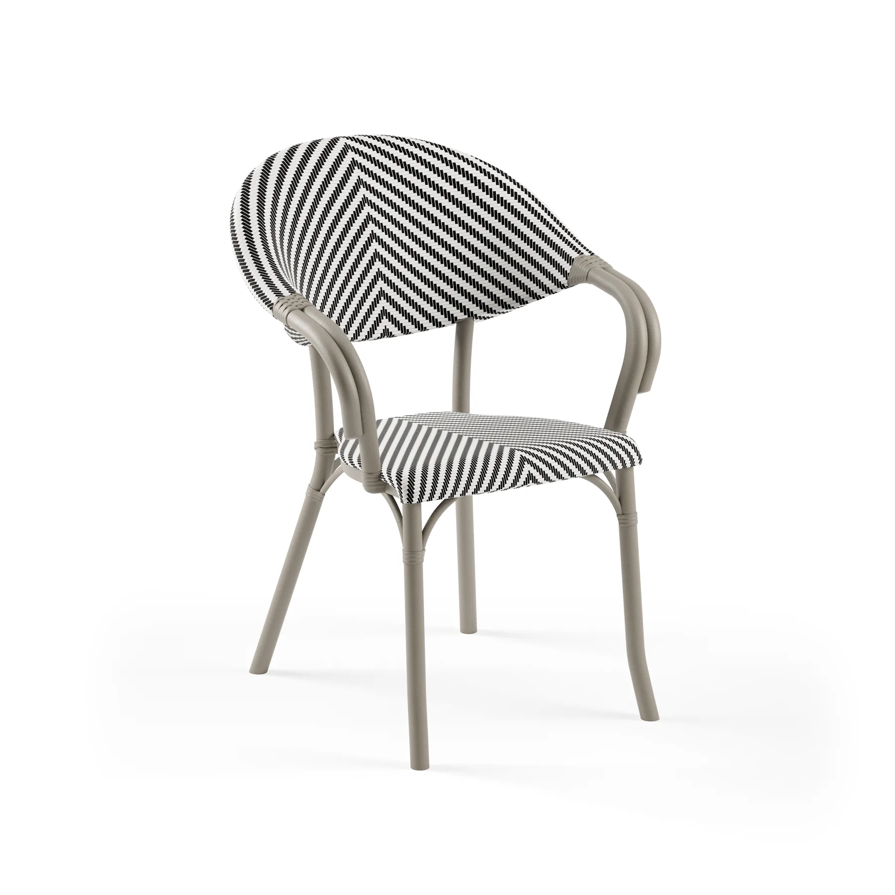 MINK / BLACK-WHITE PATTERNED