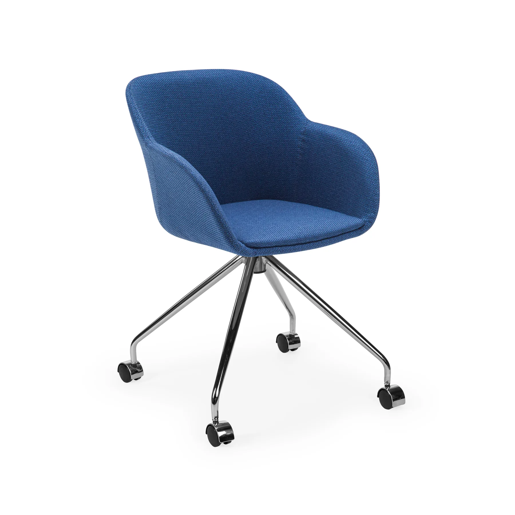 KNIT 37 - DARK BLUE / CHROME COATED