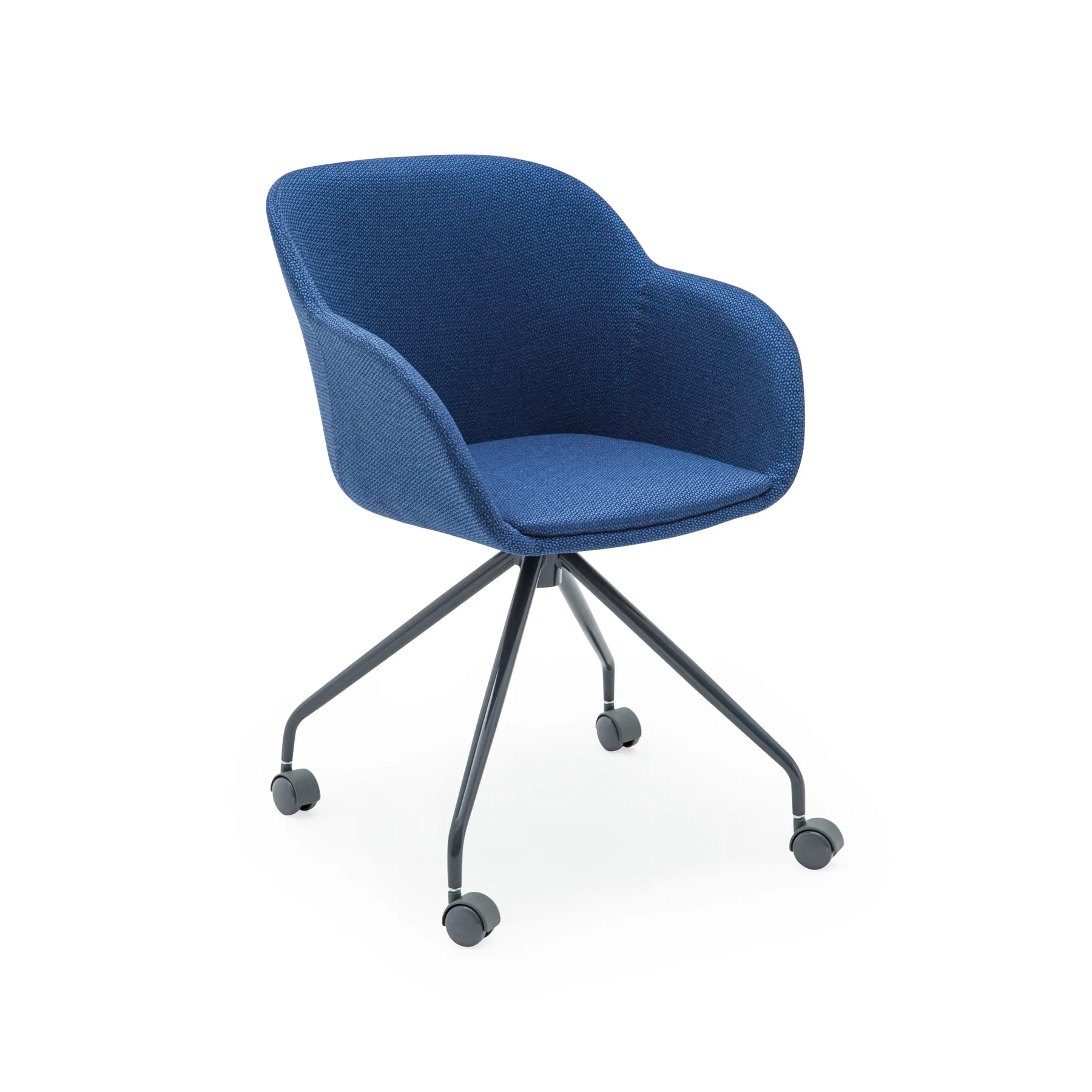 KNIT 37 - DARK BLUE / BLACK PAINTED METAL
