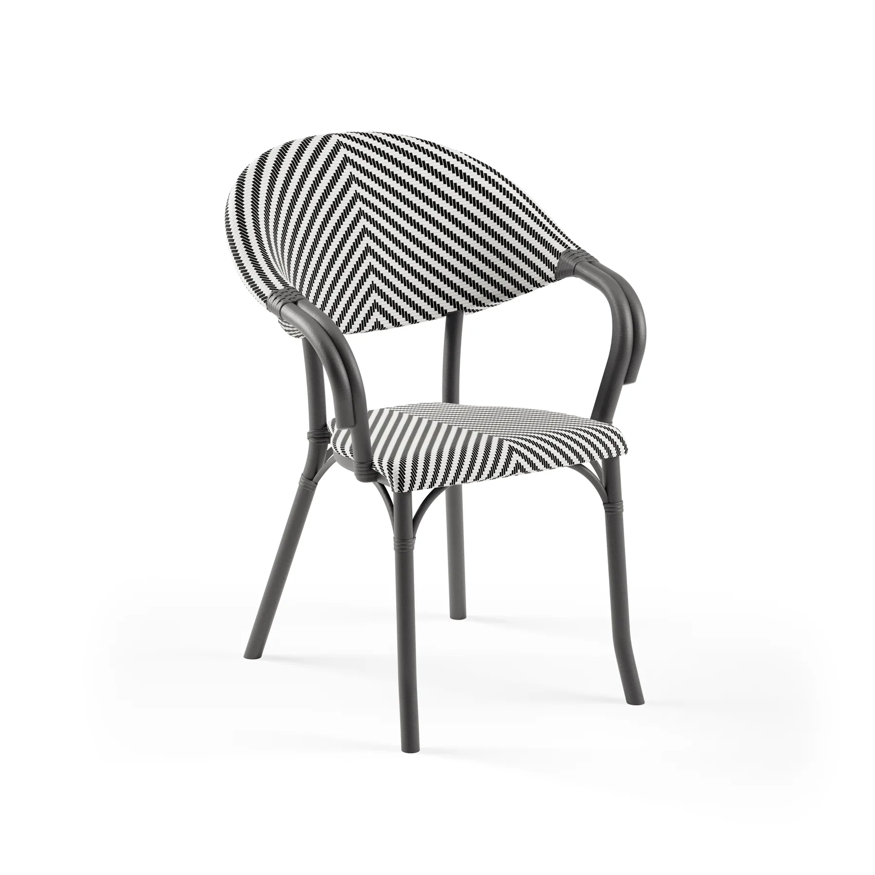 ANTHRACITE / BLACK-WHITE PATTERNED