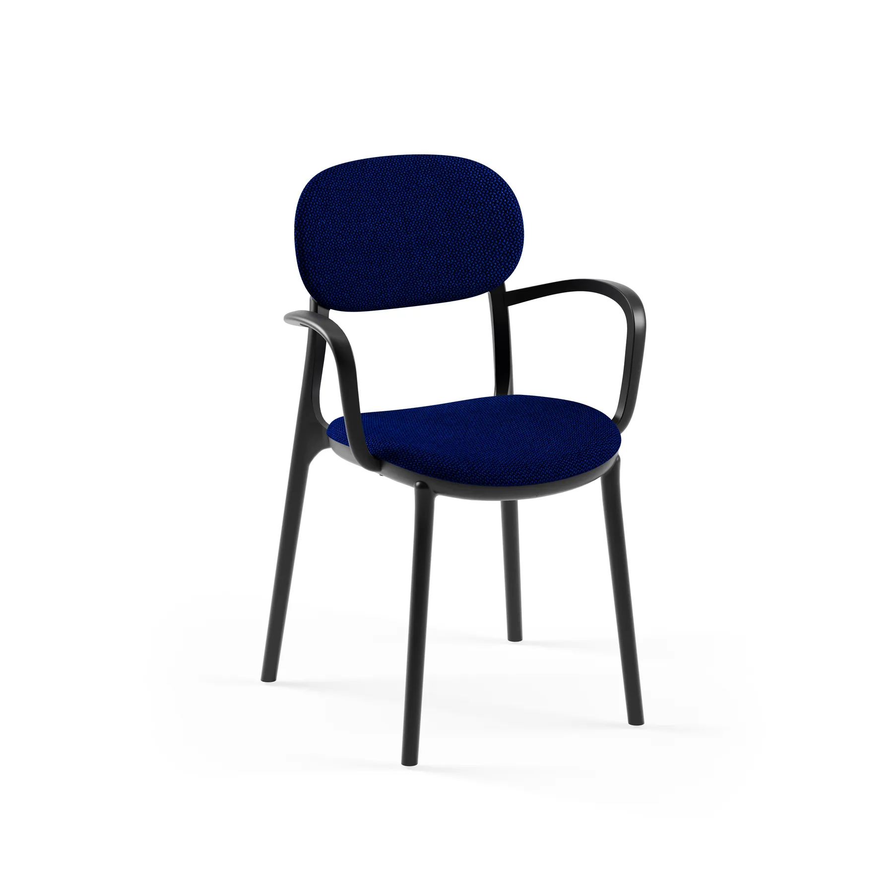 BLACK / KNIT 37 - DARK BLUE