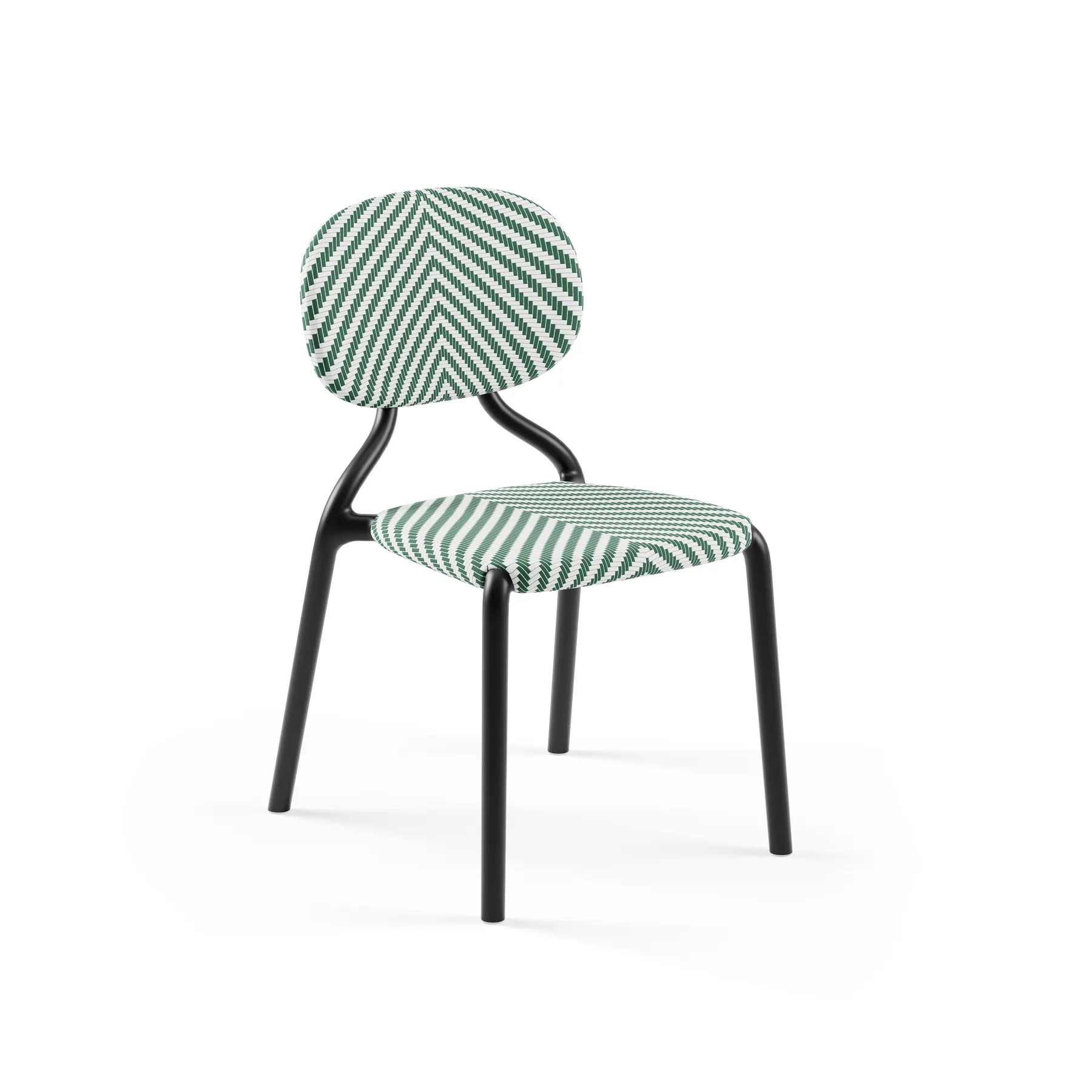 BLACK / GREEN-WHITE (MESH)