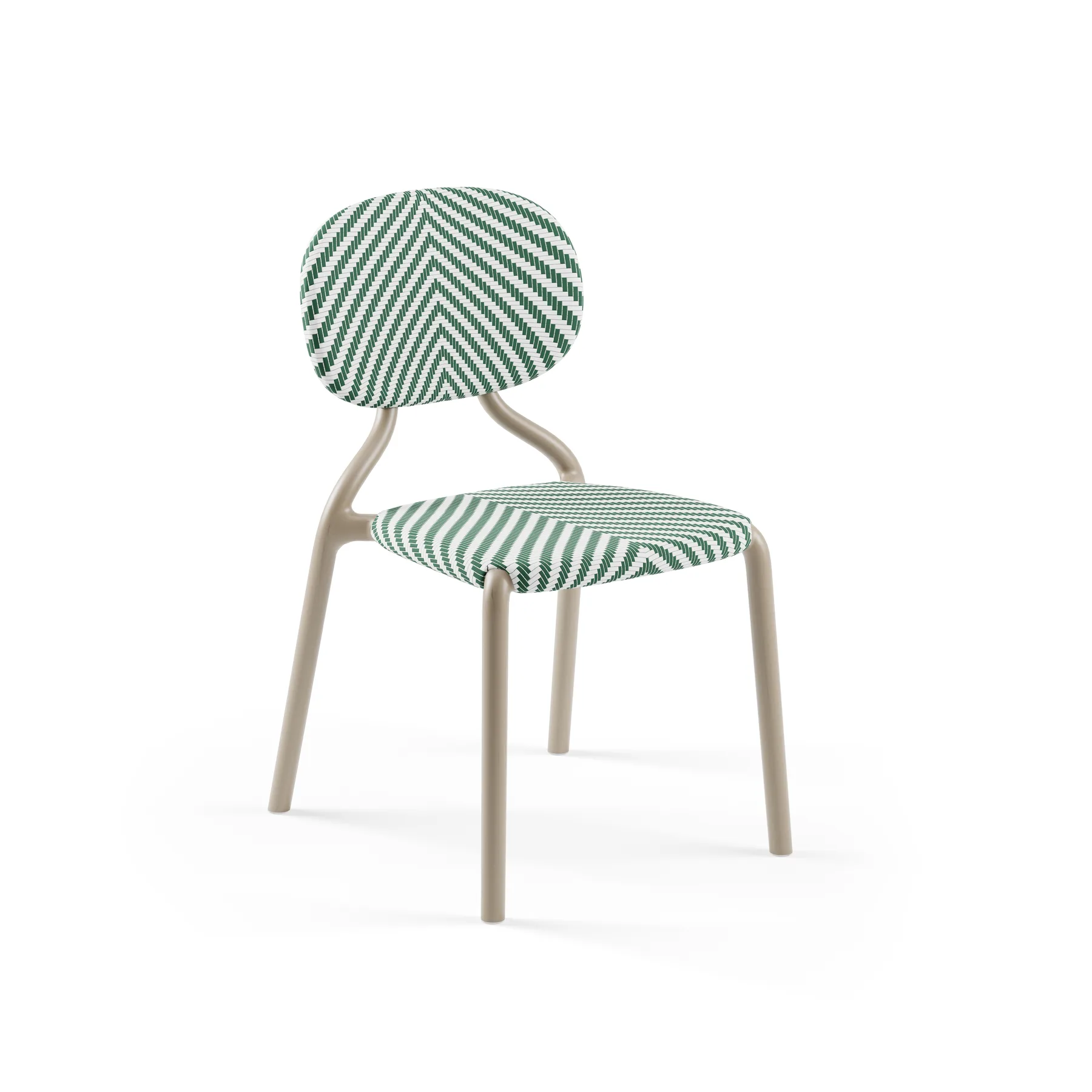 COFFEE / GREEN-WHITE (MESH)