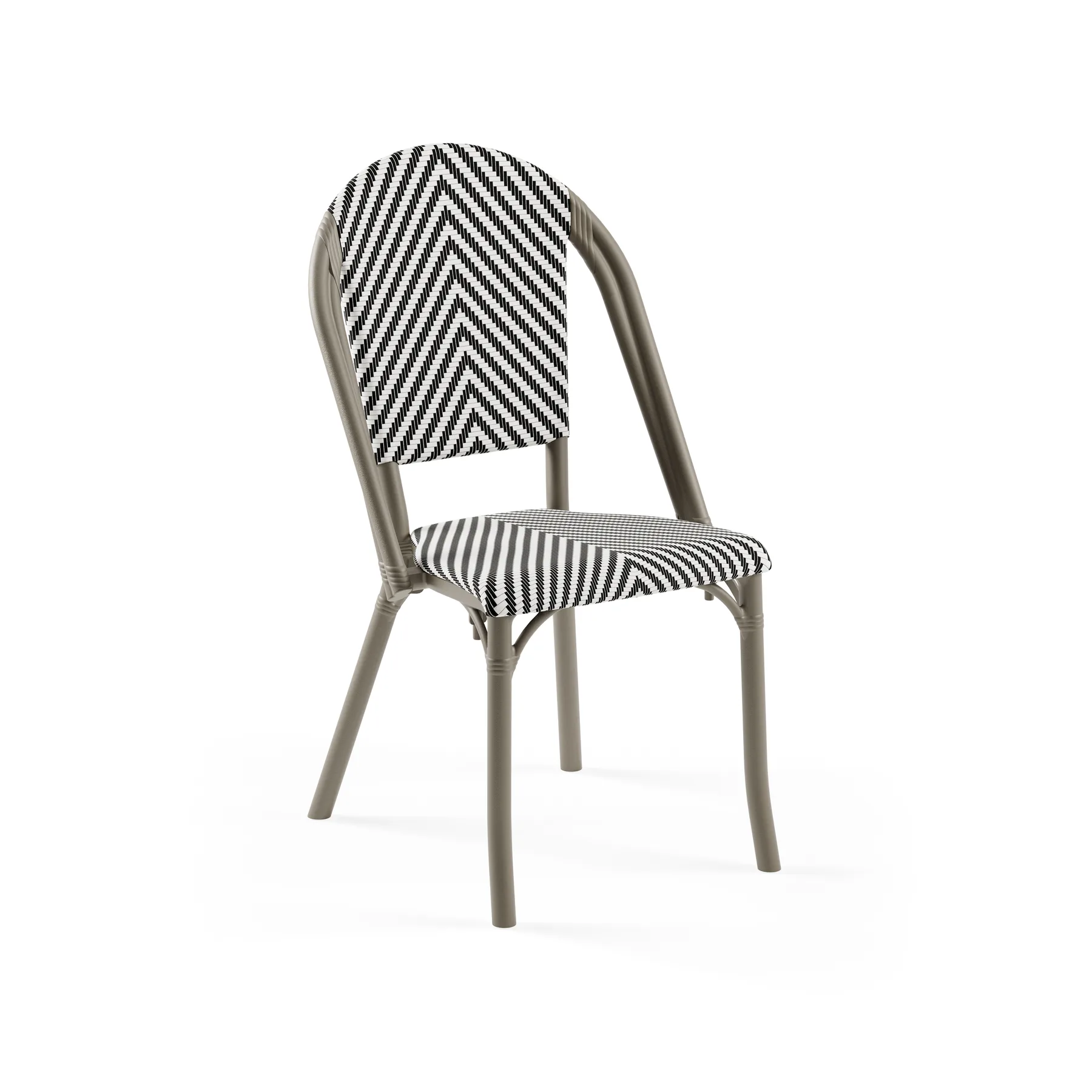 MINK / BLACK-WHITE PATTERNED