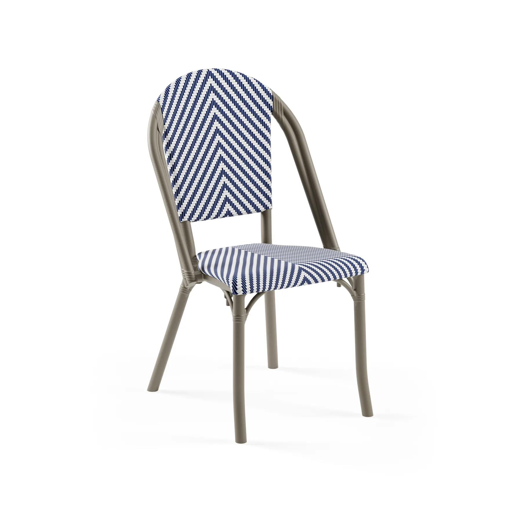 MINK / BLUE-WHITE PATTERNED