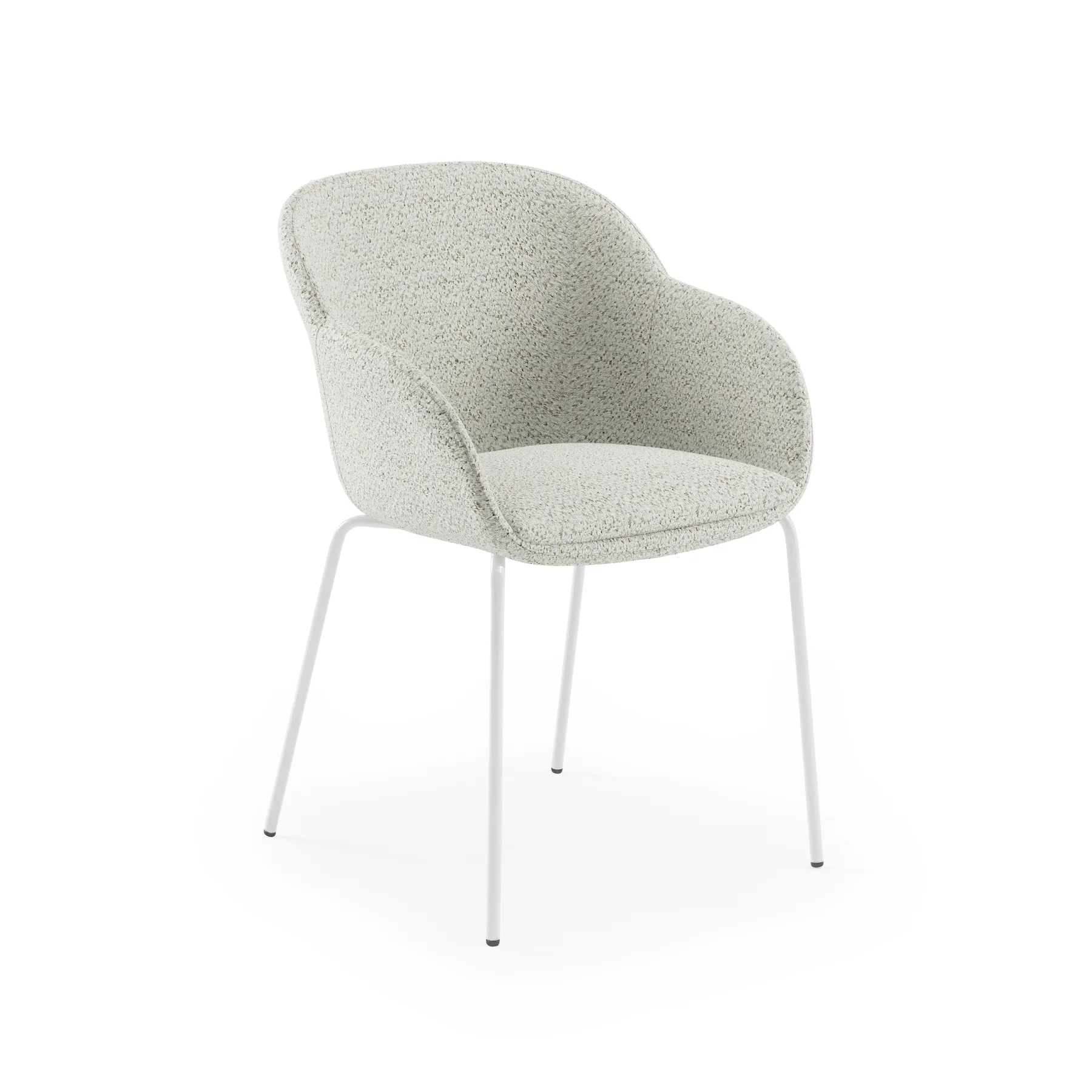 SOFIA 01 / WHITE PAINTED METAL