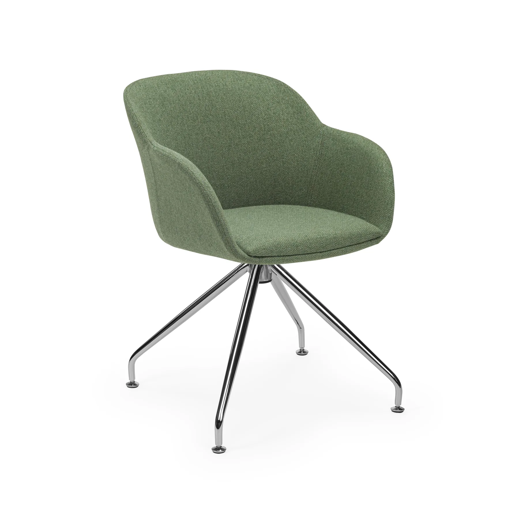 KNIT 38 - GREEN / CHROME COATED