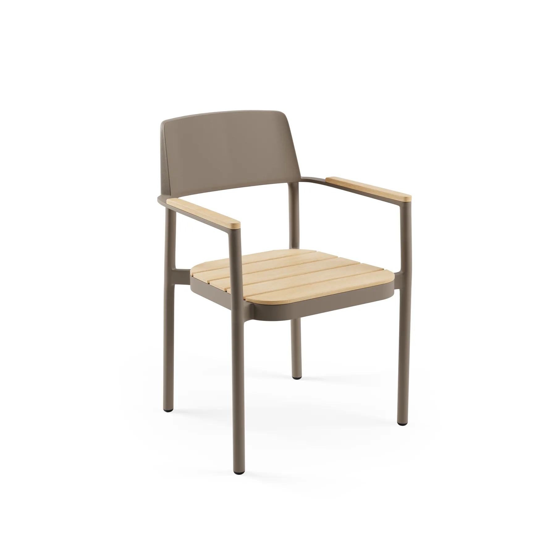 CAPPUCCINO (RAL 7006) ALUMINIUM / IROKO