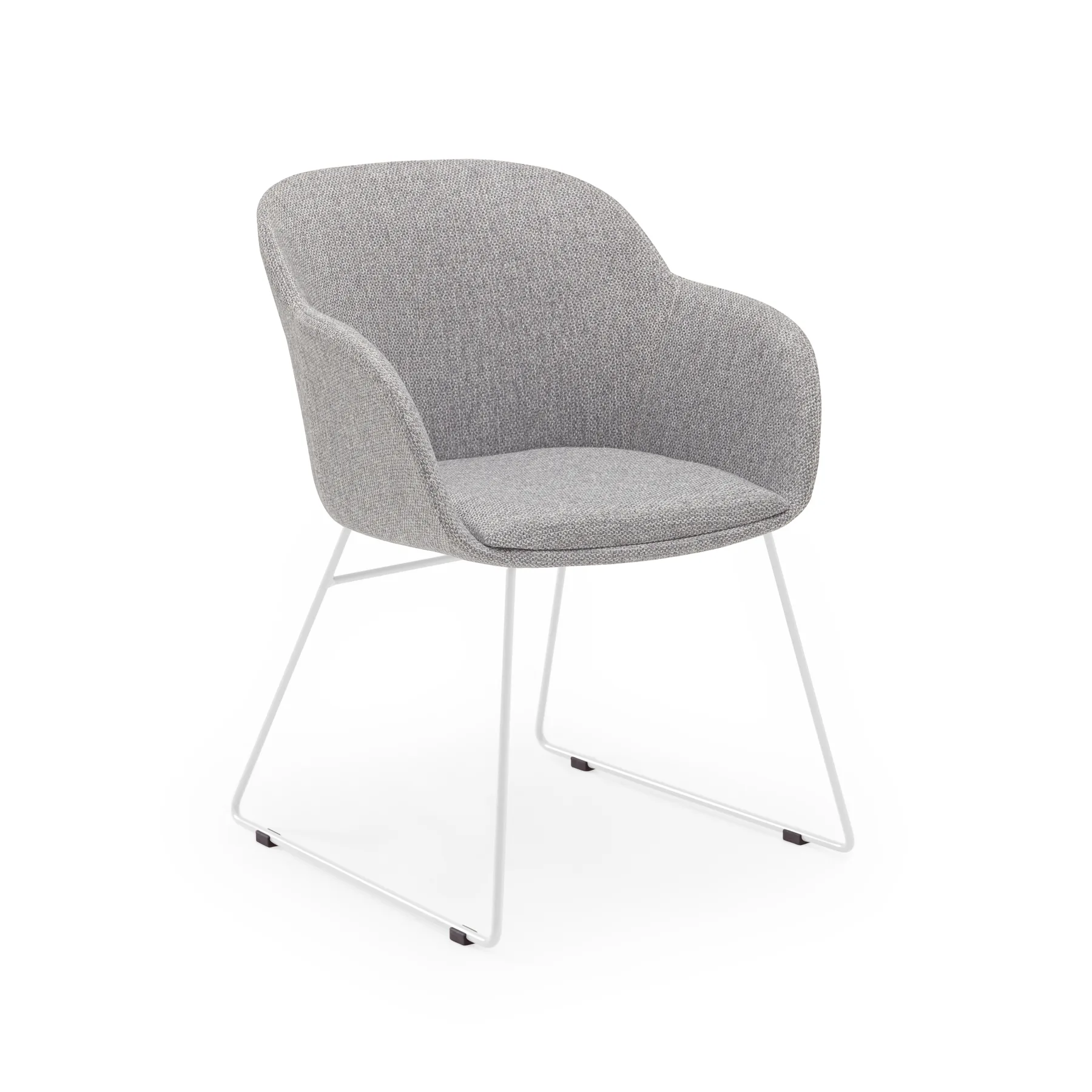 KNIT 26 - GRAY / WHITE PAINTED METAL