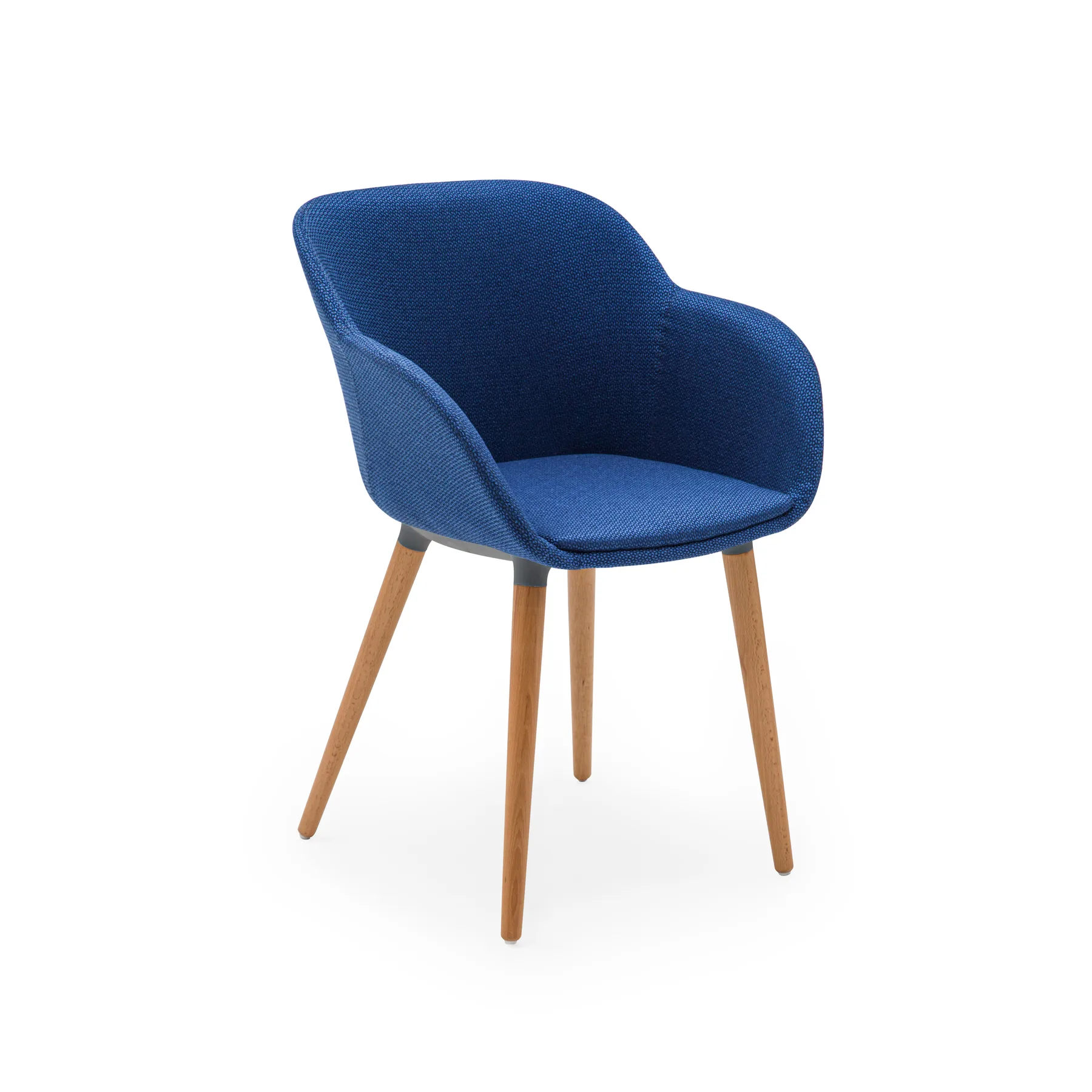 KNIT 37 - DARK BLUE / NATURAL BEECH