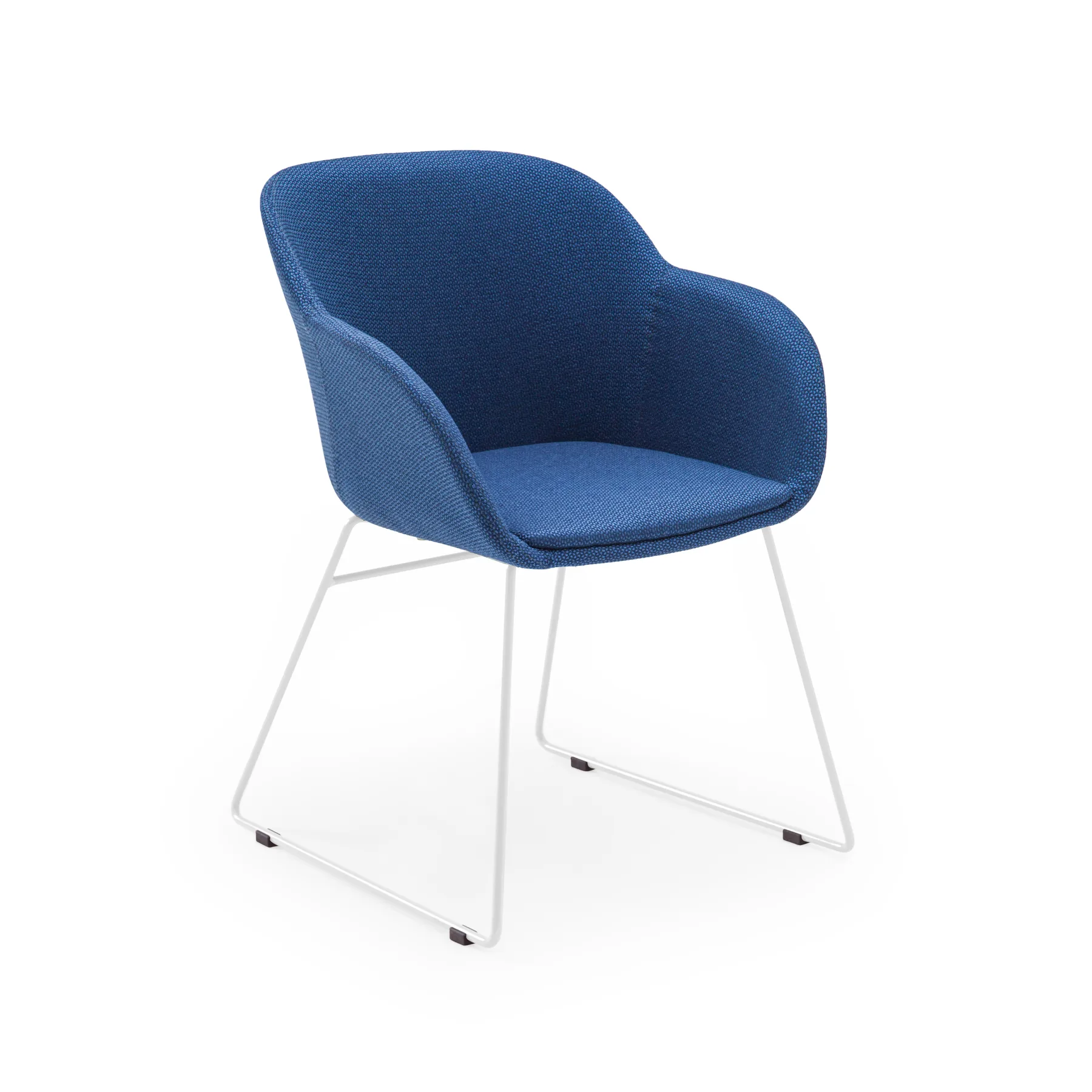 KNIT 37 - DARK BLUE / WHITE PAINTED METAL