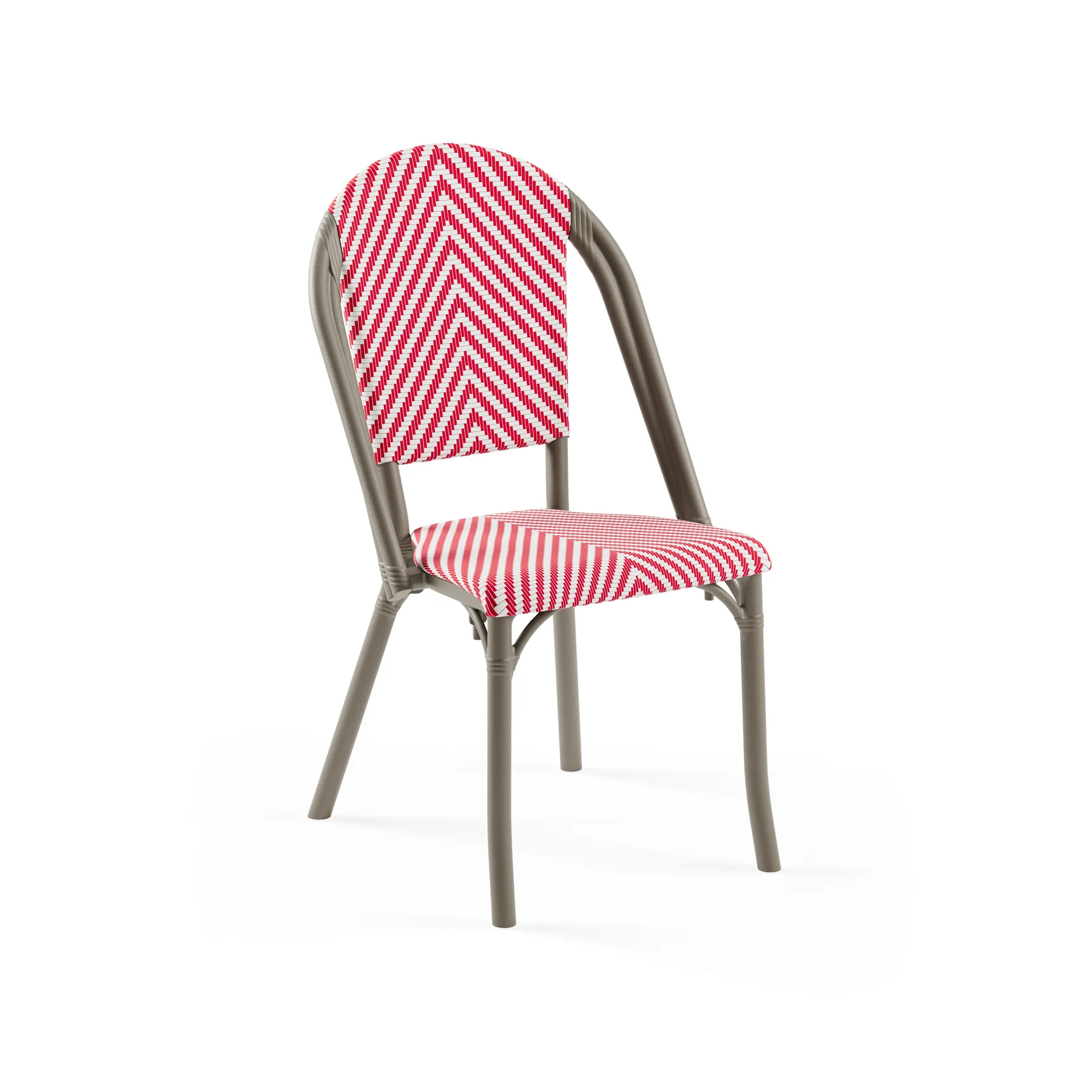 MINK / RED-WHITE PATTERNED