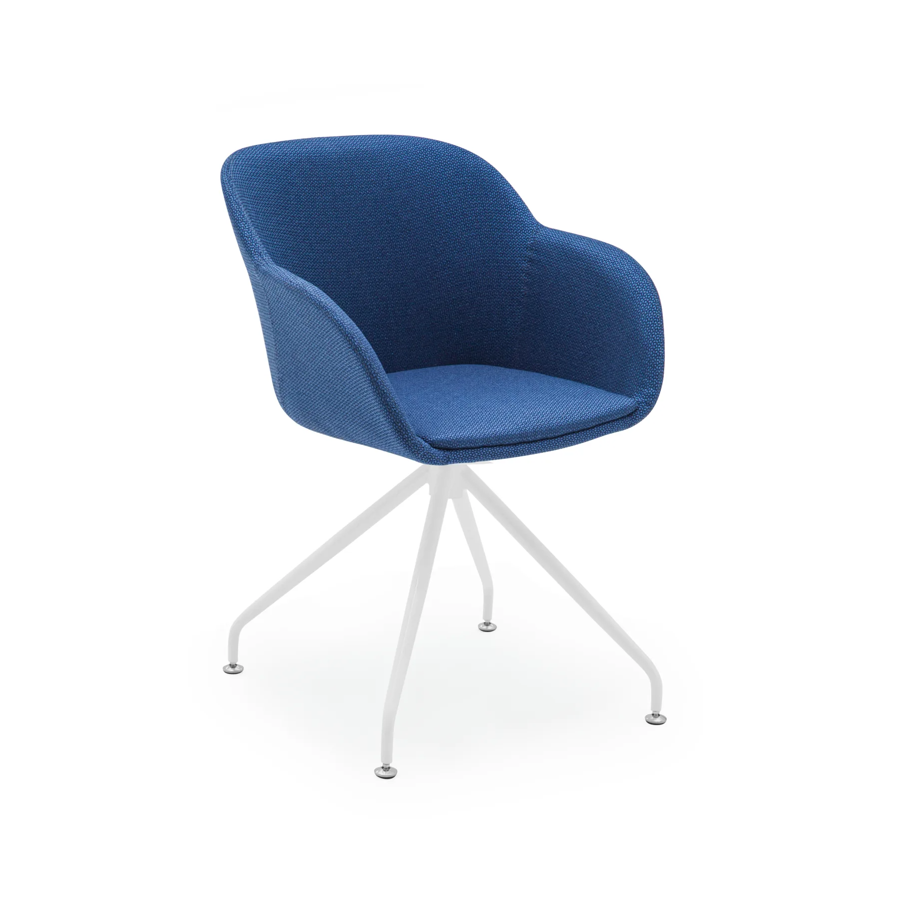 KNIT 37 - DARK BLUE / WHITE PAINTED METAL