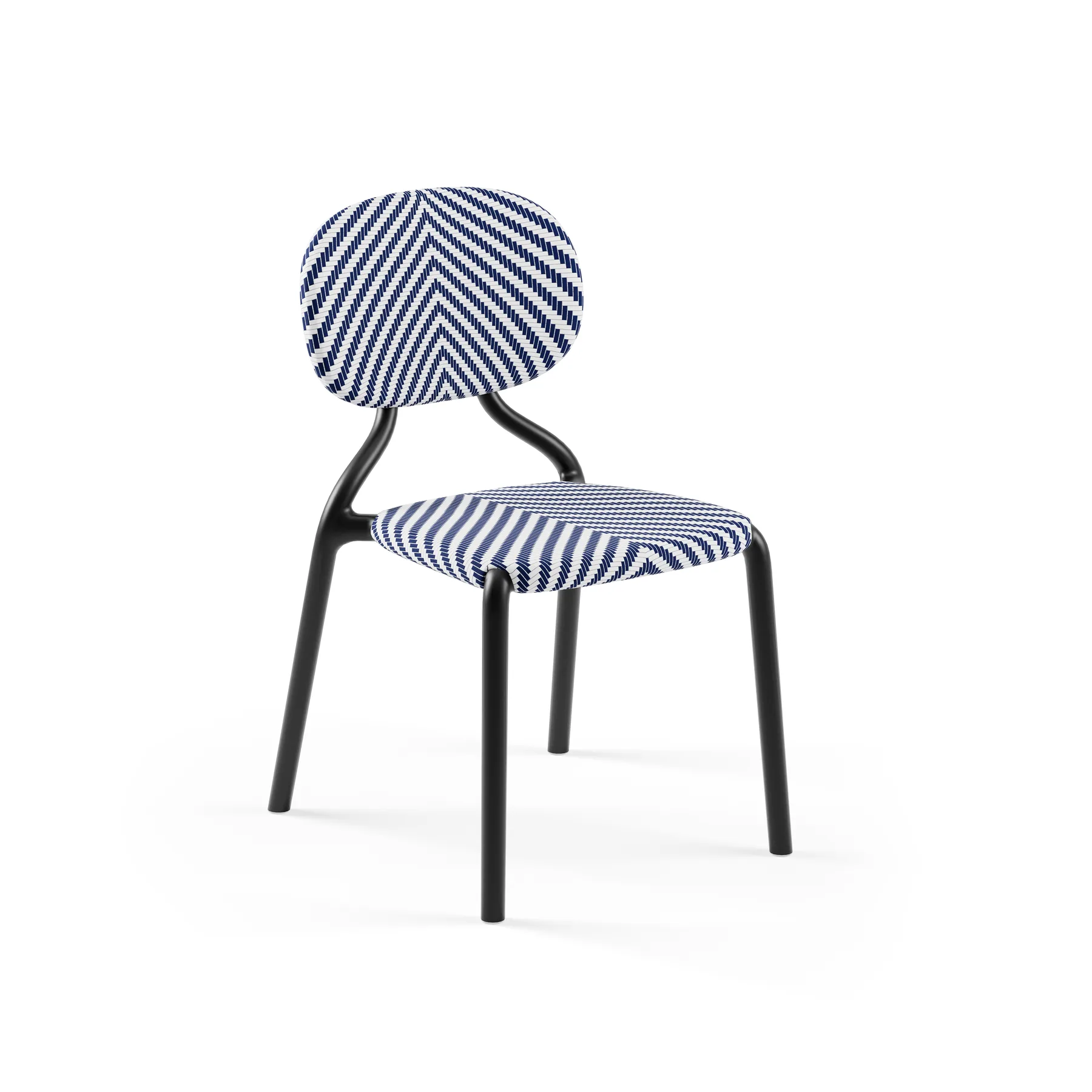 BLACK / BLUE-WHITE (MESH)