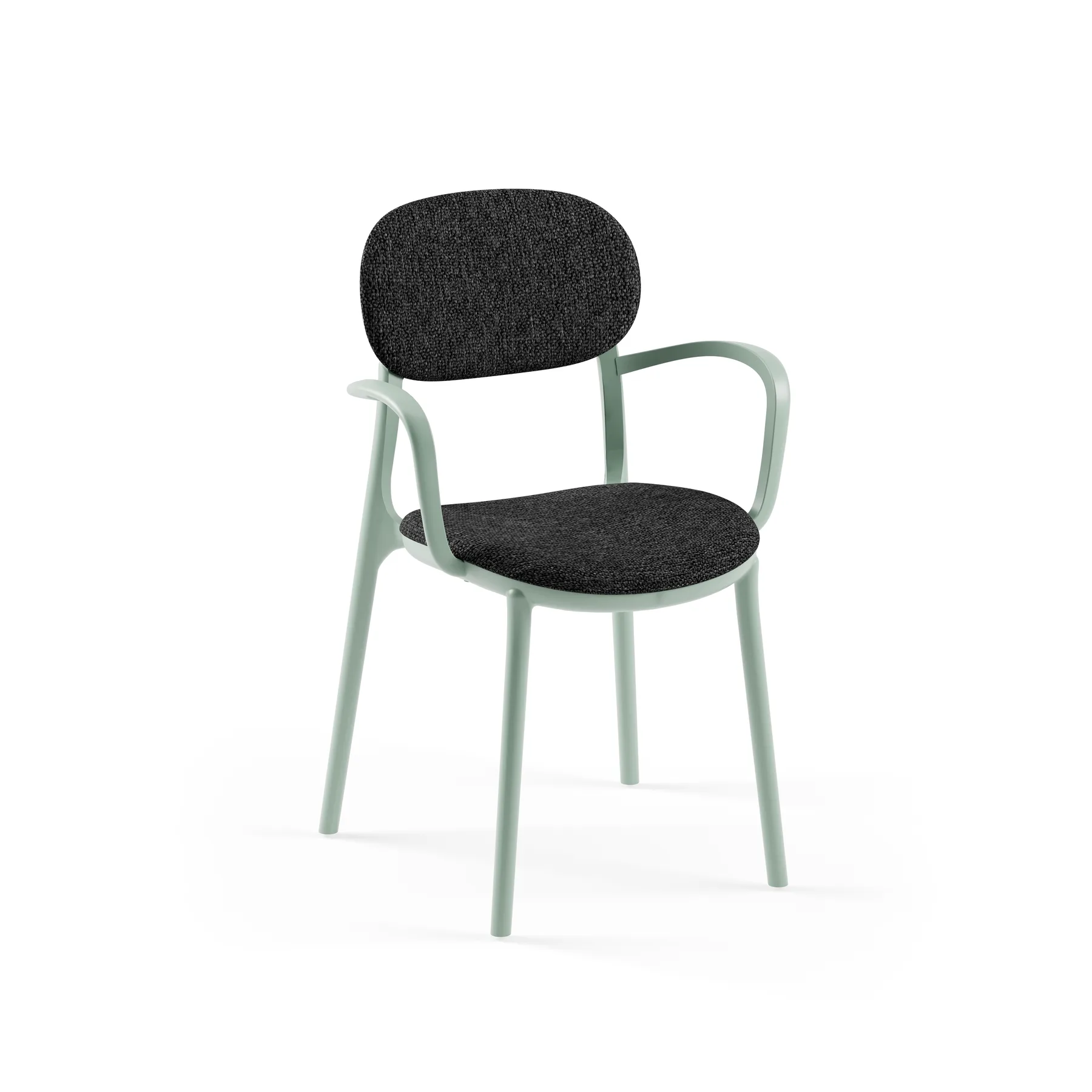 NILE GREEN-B / KNIT 76 - ANTHRACITE