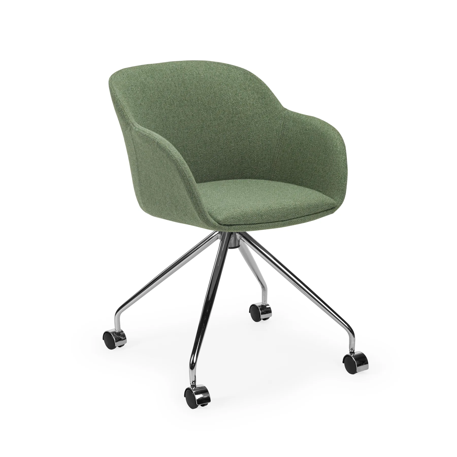 KNIT 38 - GREEN / CHROME COATED