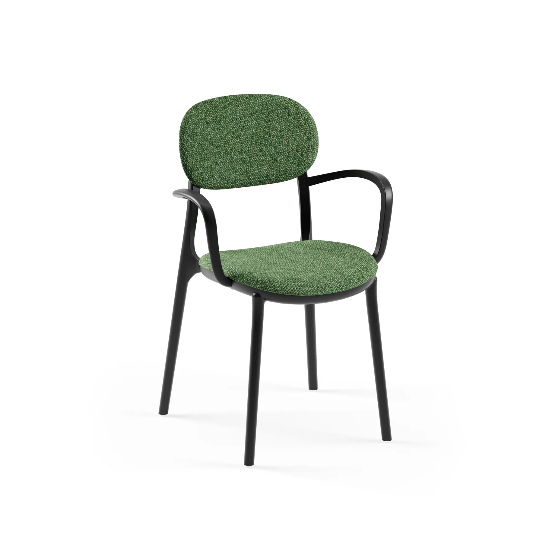 BLACK / KNIT 38 - GREEN