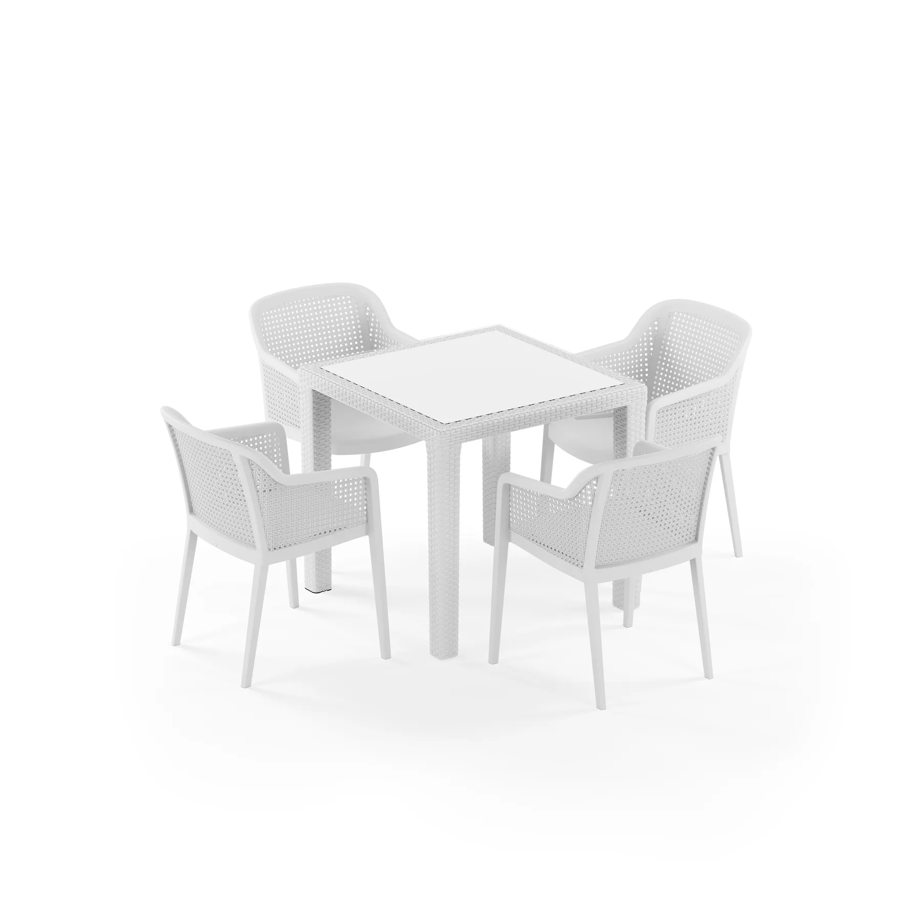 Antares Glass 80x80 & Octa | 4 Person 2