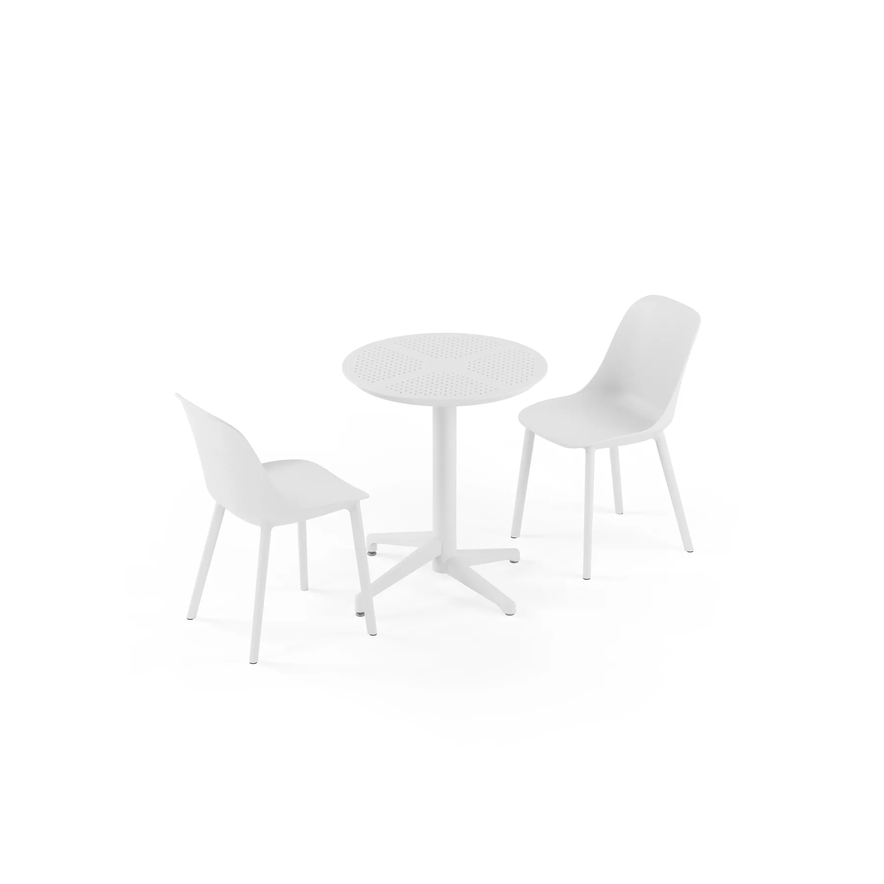 Moon Ø60 Fixed | Chair Shell-P | 2 Person 2